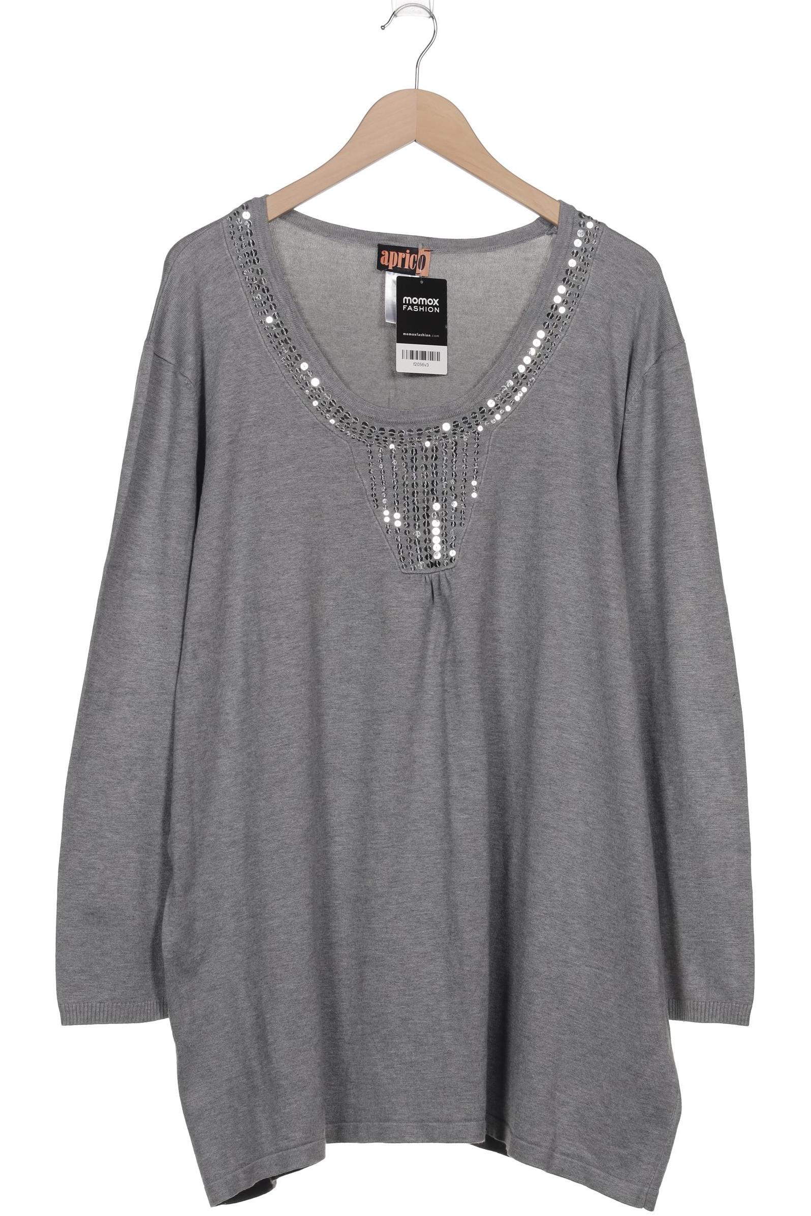 

aprico Damen Langarmshirt, grau, Gr. 52
