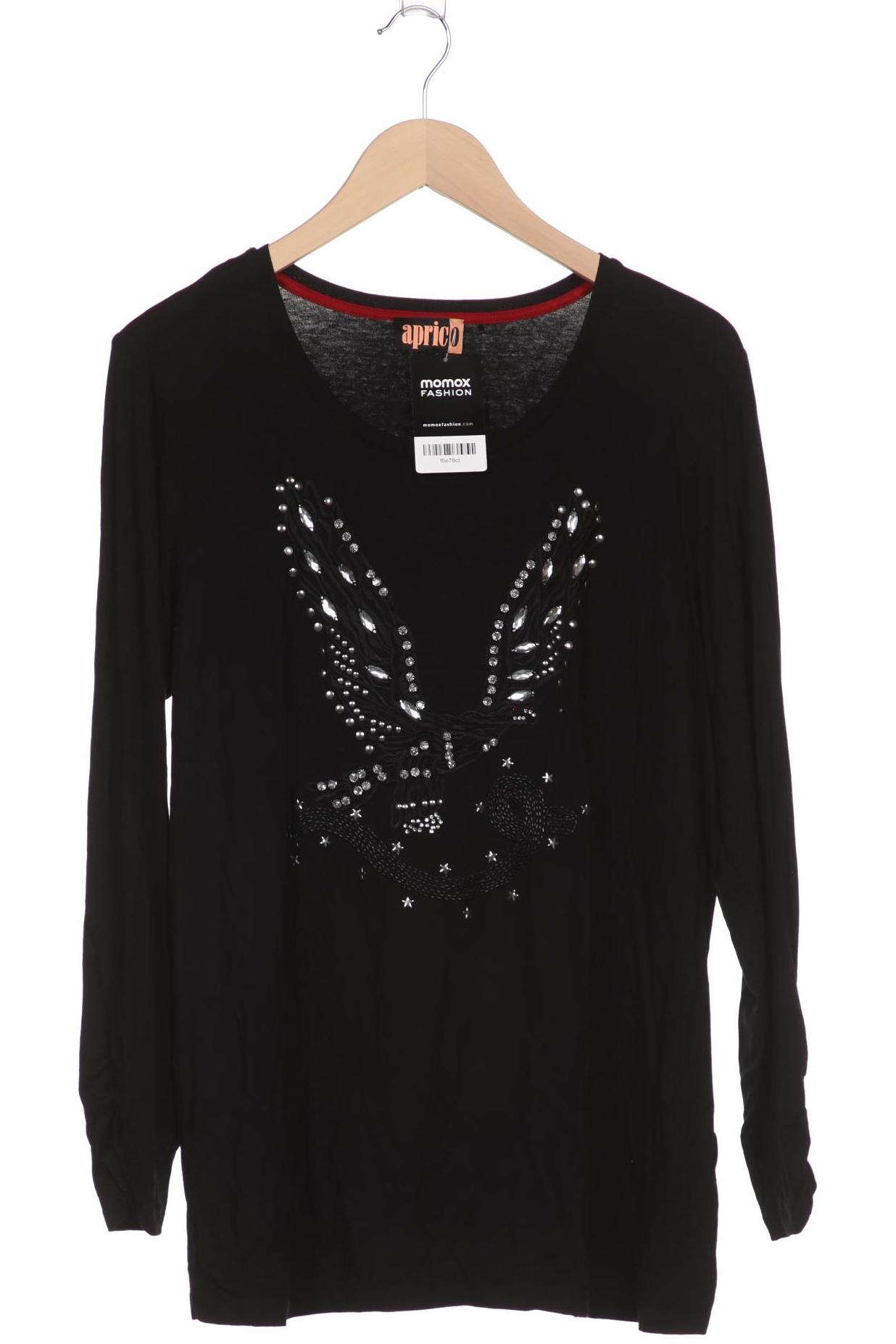 

aprico Damen Langarmshirt, schwarz