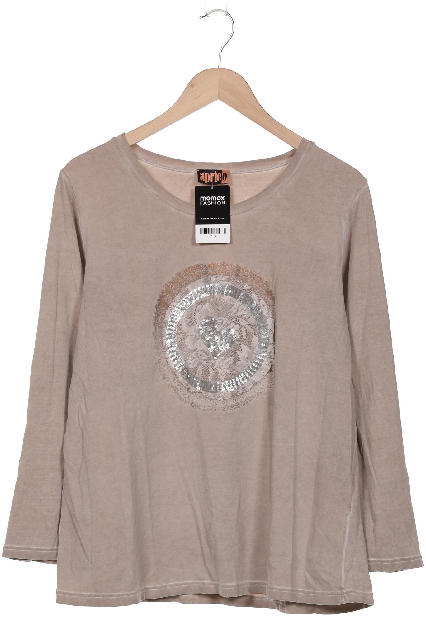 

aprico Damen Langarmshirt, beige, Gr. 44