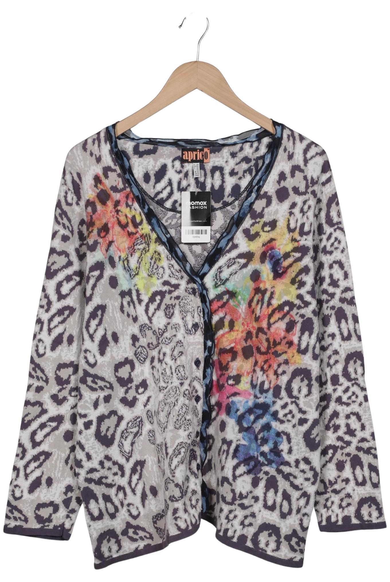 

aprico Damen Strickjacke, mehrfarbig, Gr. 48