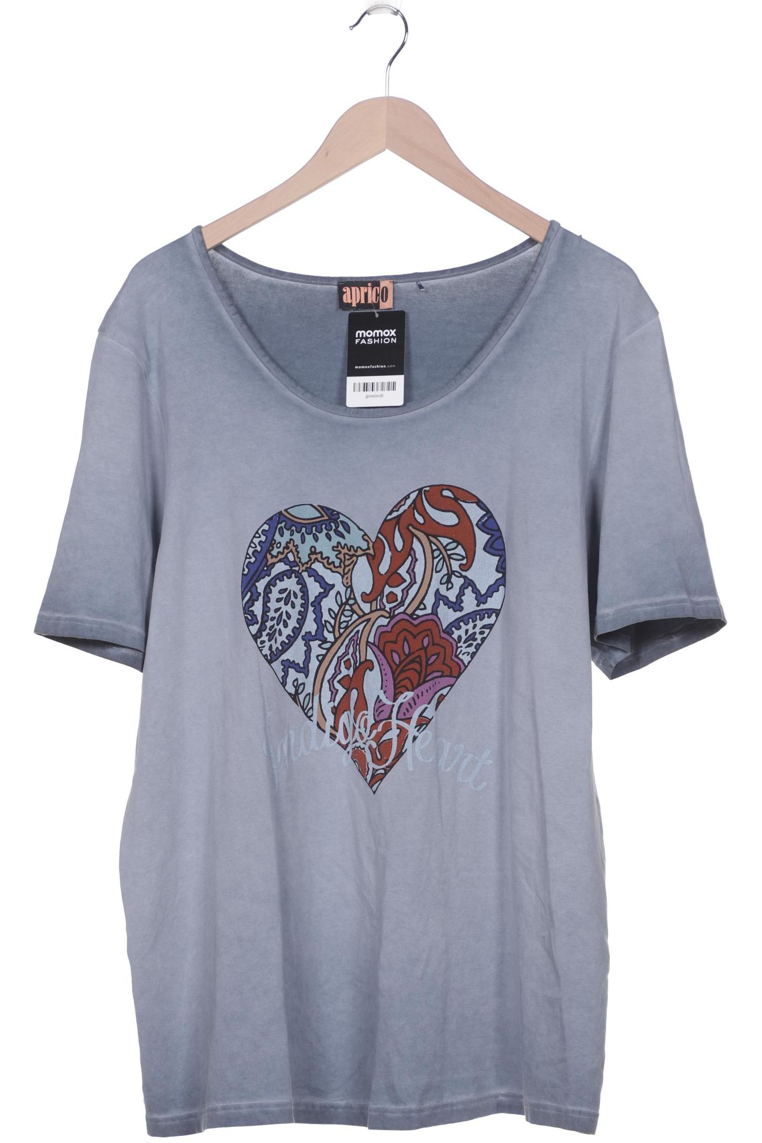 

aprico Damen T-Shirt, grau, Gr. 50