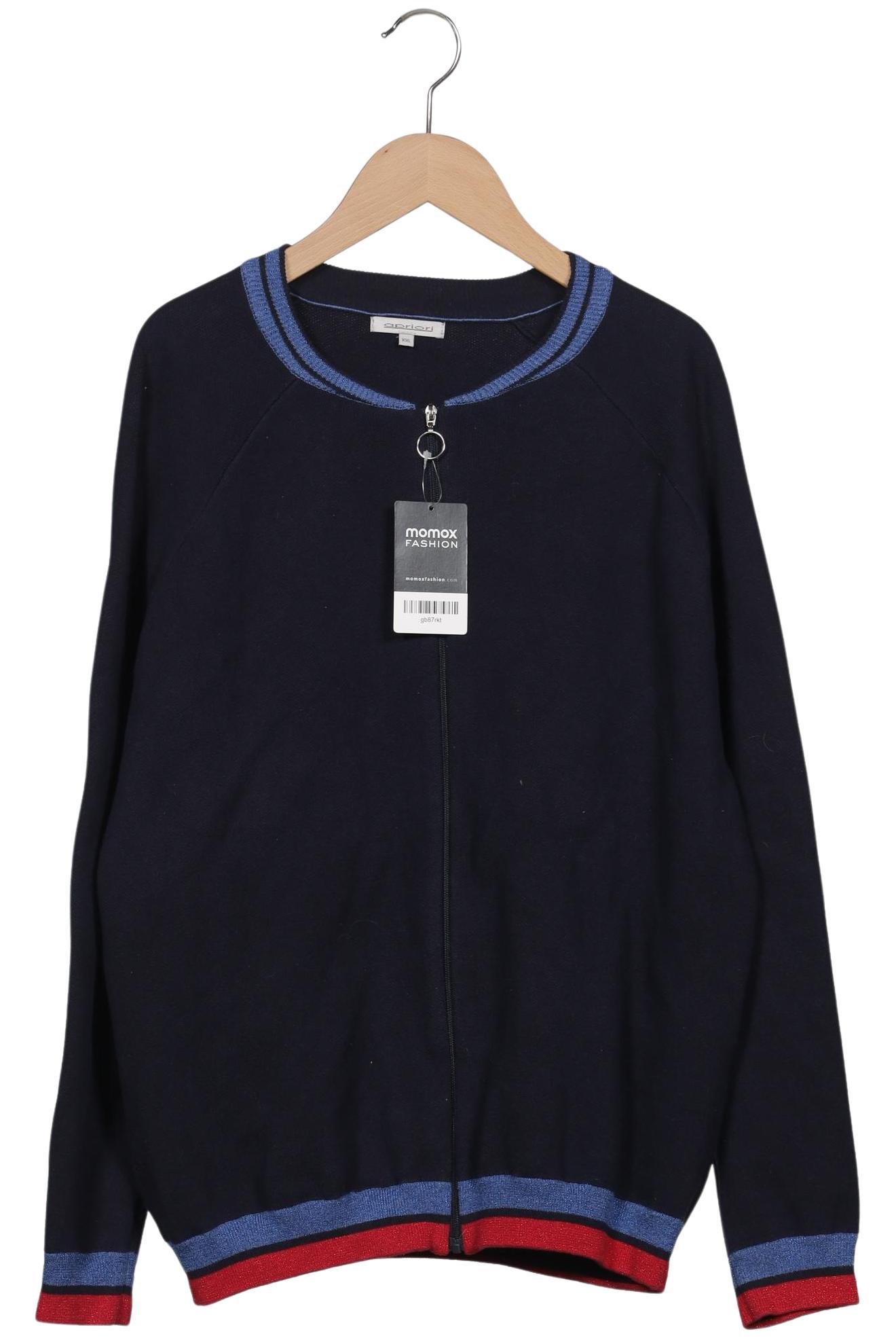 

Apriori Damen Strickjacke, marineblau, Gr. 46