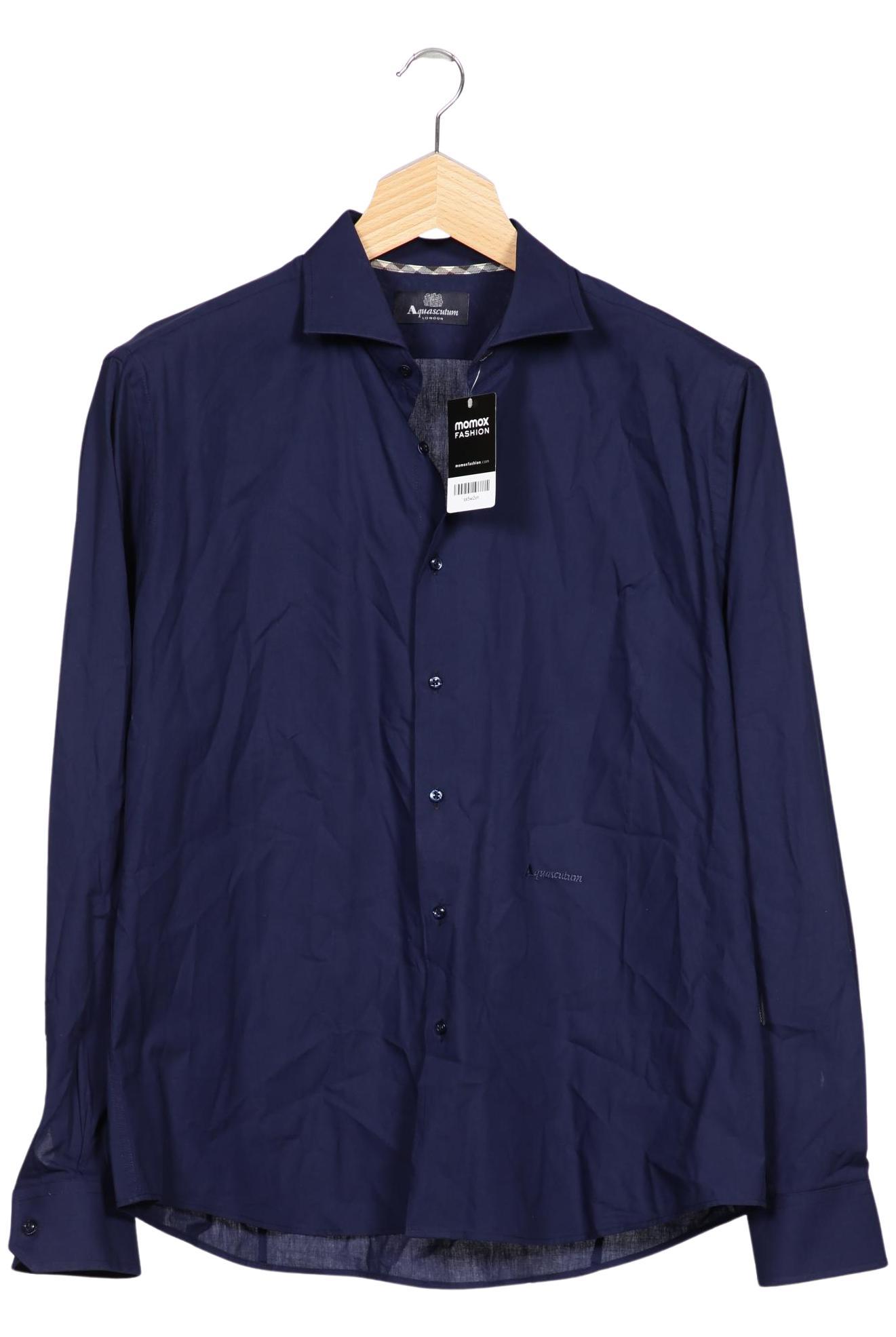 Thumbnail - Aquascutum Herren Hemd, marineblau, Gr. 56