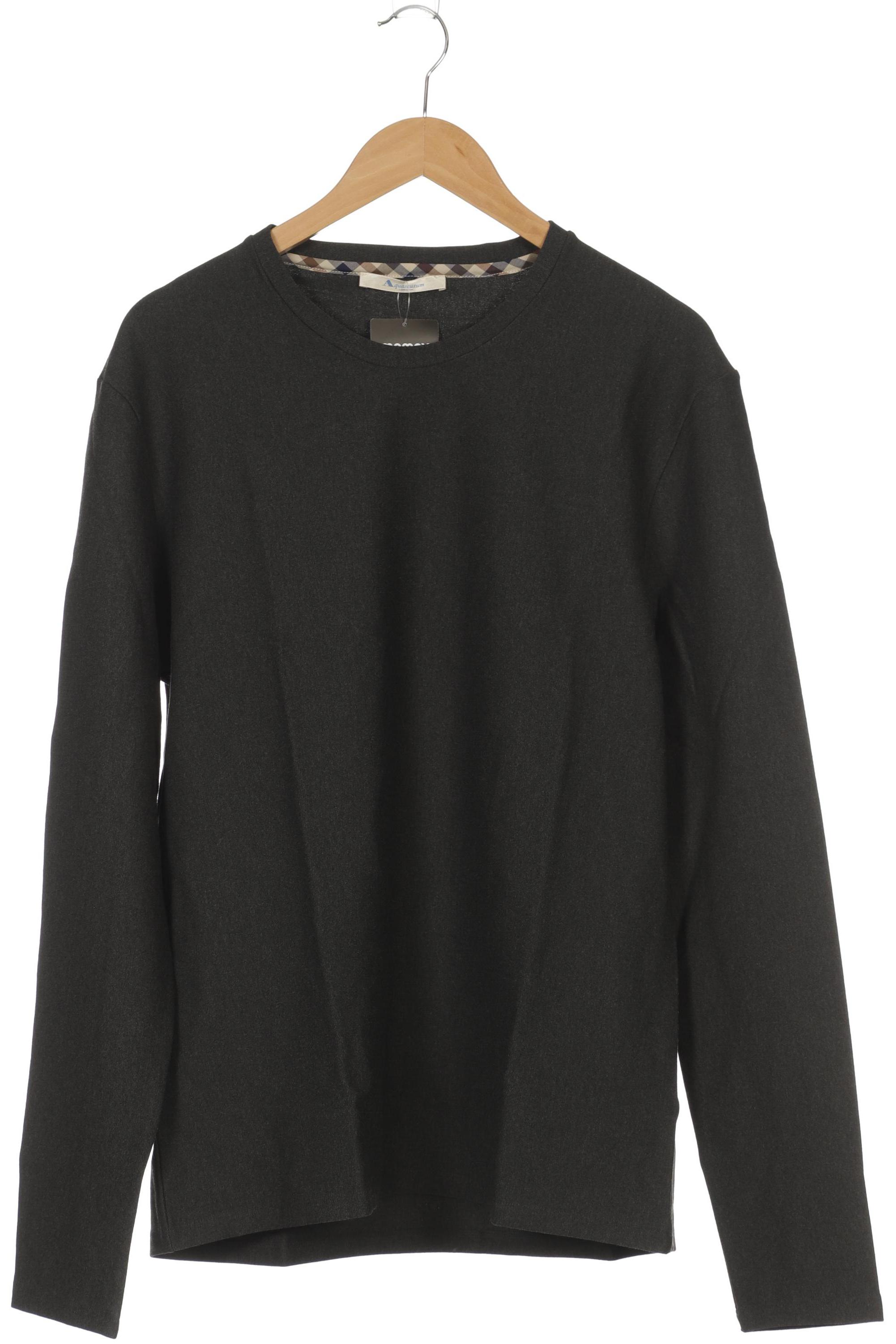 

Aquascutum Herren Langarmshirt, grau, Gr. 58