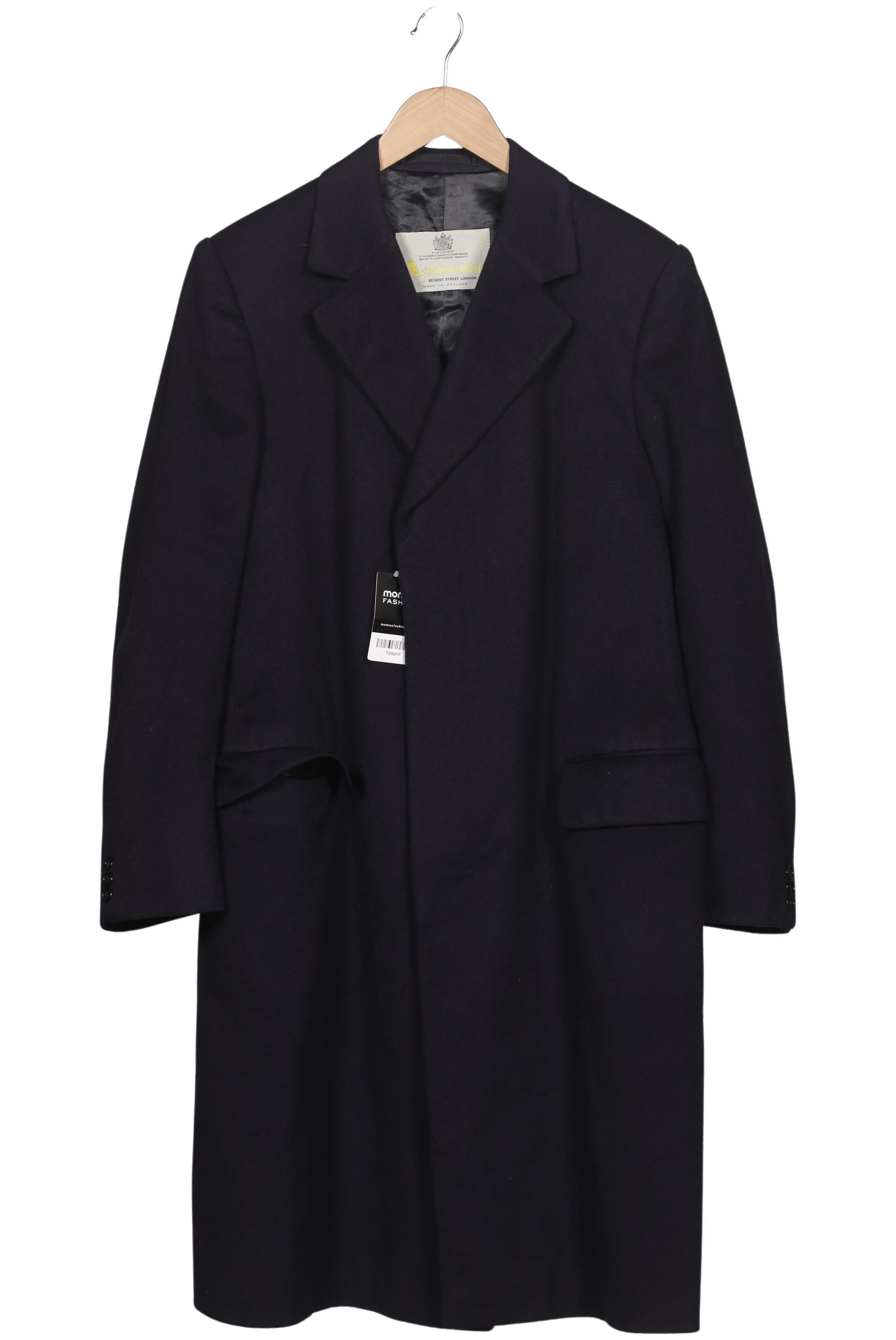 

Aquascutum Herren Mantel, marineblau, Gr. 52