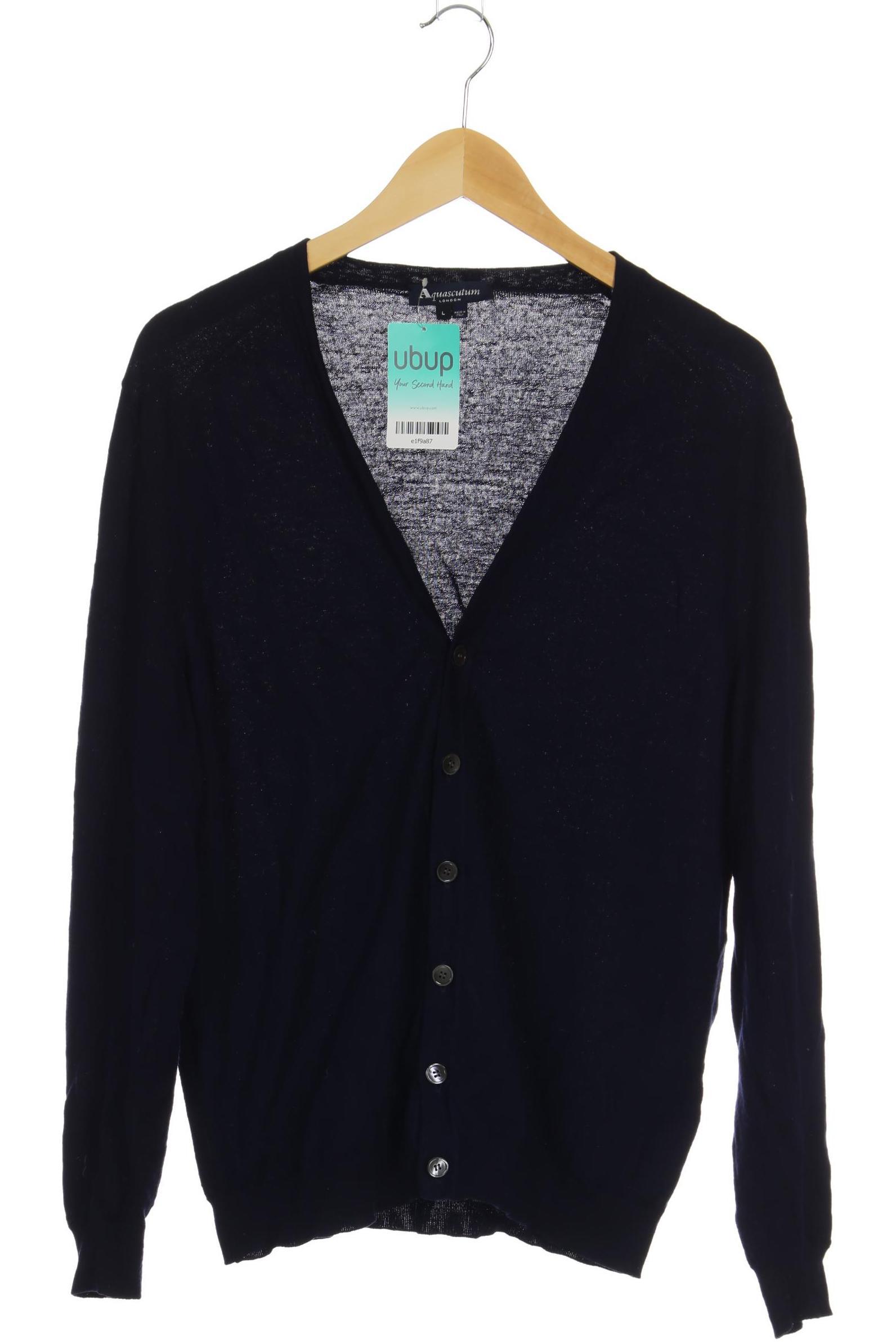 Thumbnail - Aquascutum Herren Strickjacke, blau, Gr.