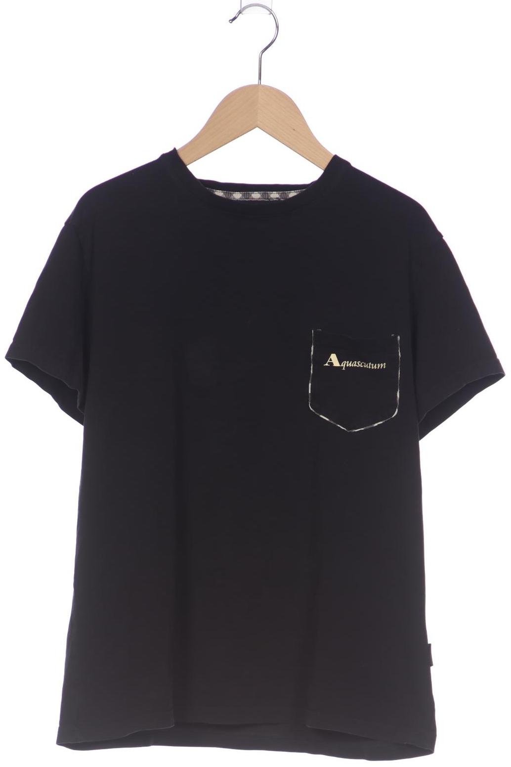 

Aquascutum Herren T-Shirt, schwarz, Gr. 48