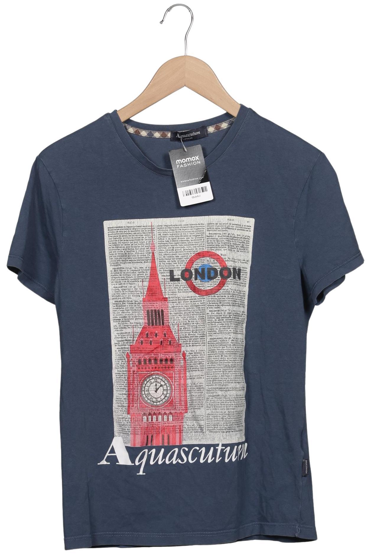 

Aquascutum Herren T-Shirt, marineblau, Gr. 46