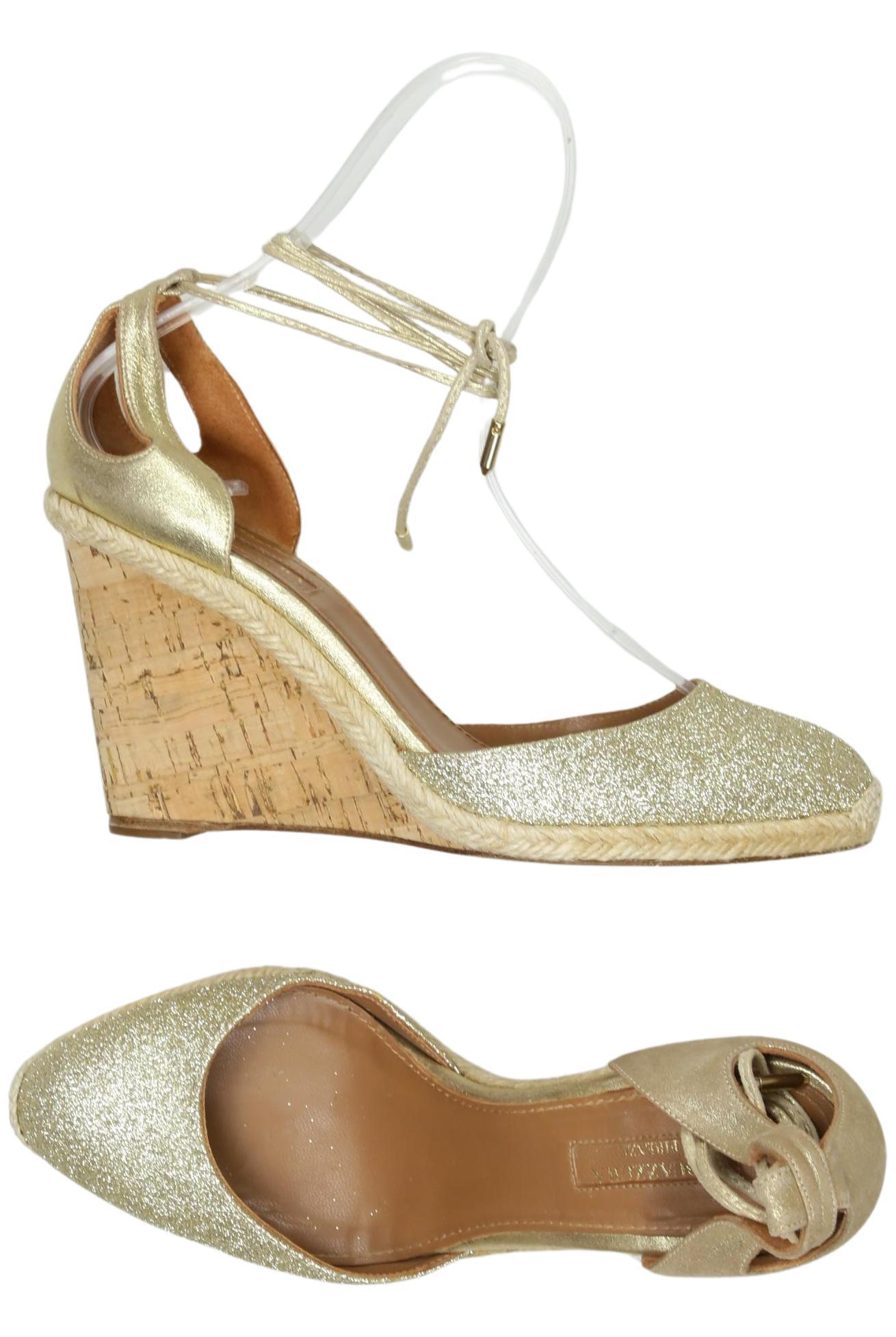 

Aquazzura Damen Sandale, gold, Gr. 39