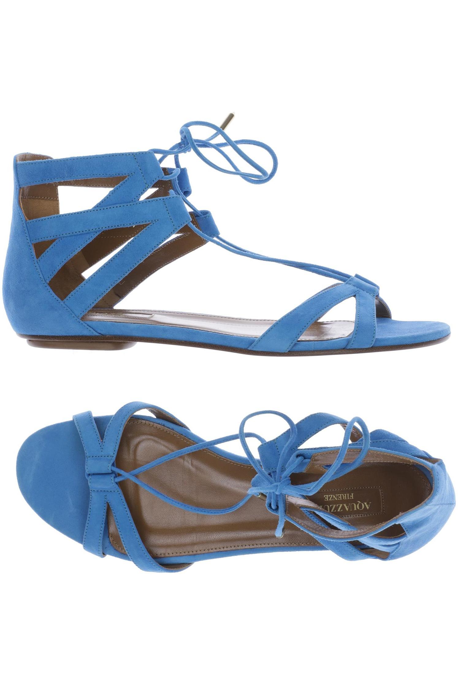 

Aquazzura Damen Sandale, blau, Gr. 38
