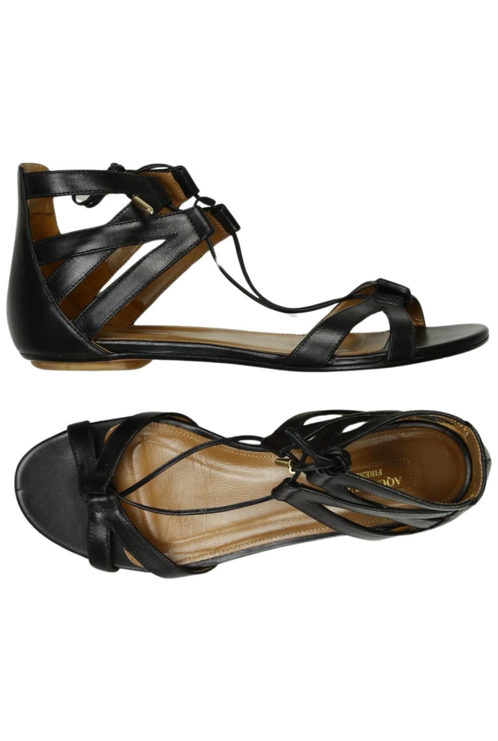 

Aquazzura Damen Sandale, schwarz, Gr. 38