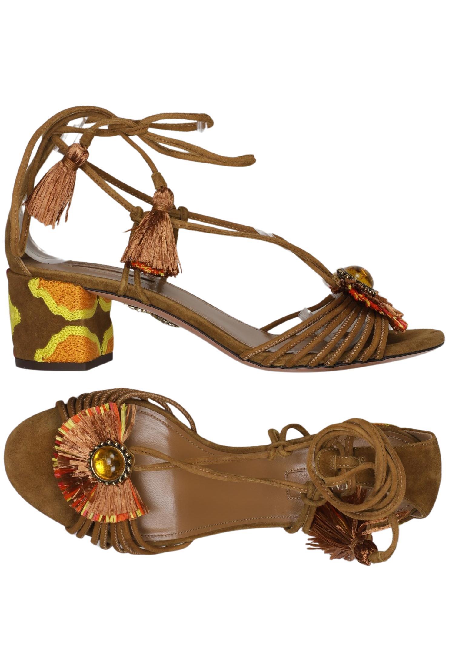 

Aquazzura Damen Sandale, braun, Gr. 37.5