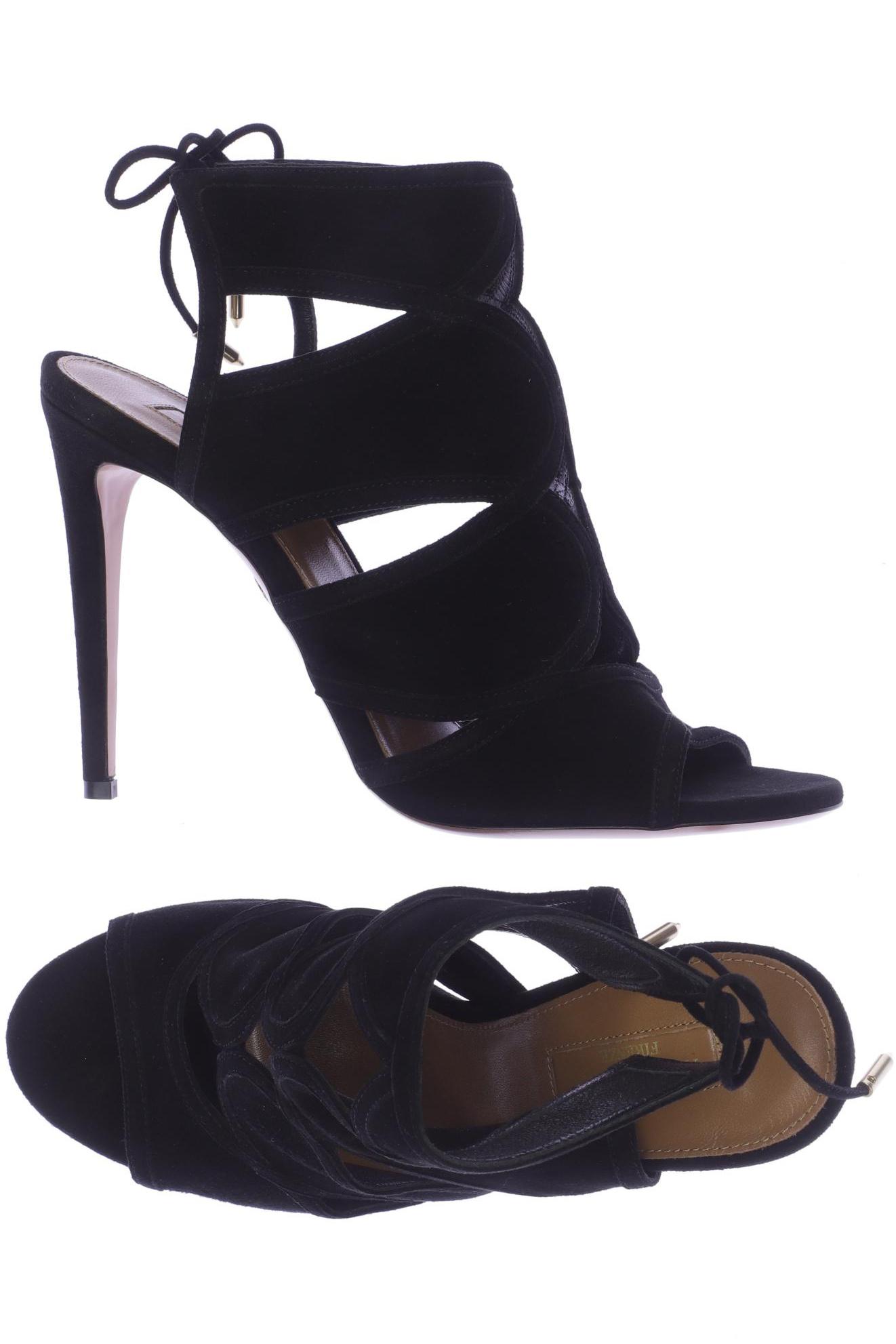 

Aquazzura Damen Sandale, schwarz, Gr. 40