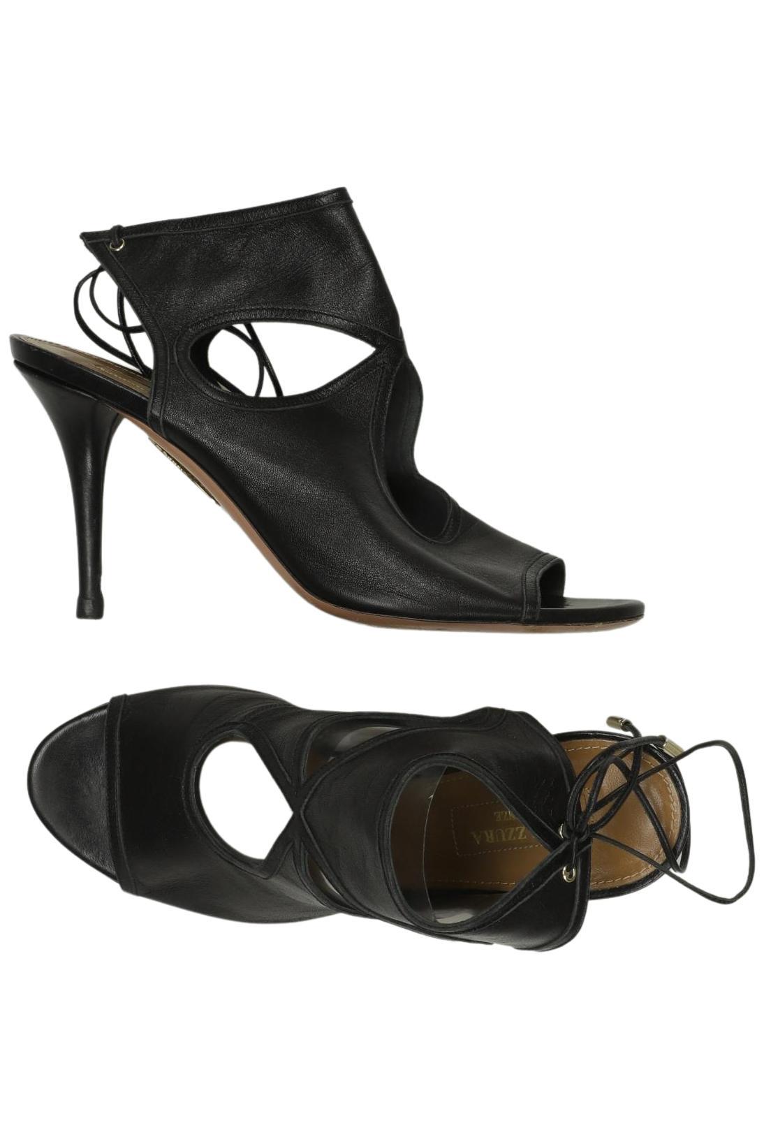 

Aquazzura Damen Sandale, schwarz, Gr. 39
