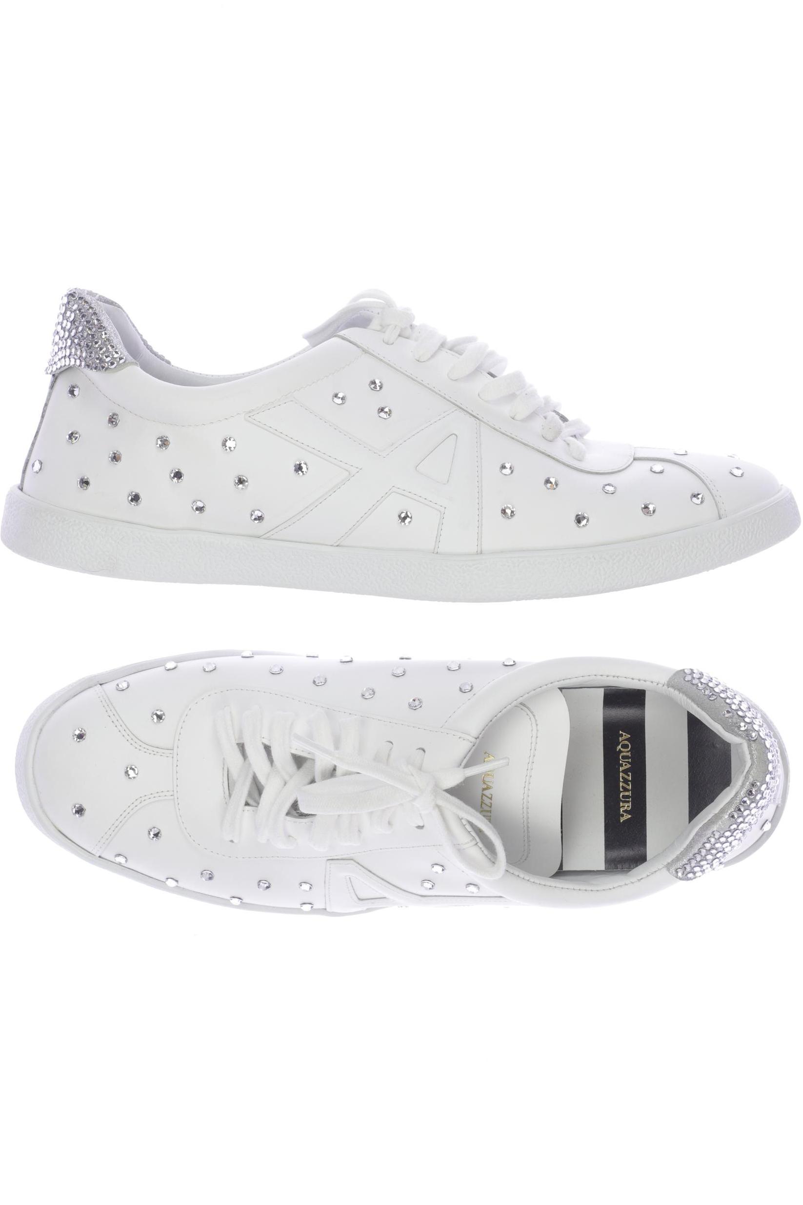 

Aquazzura Damen Sneakers, weiß, Gr. 39