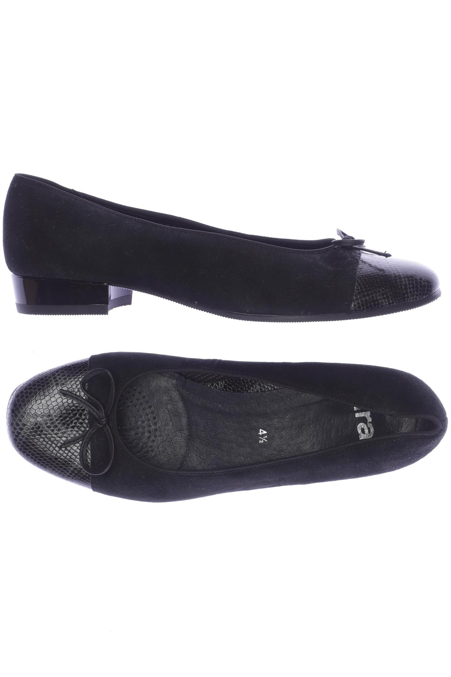 

Ara Damen Ballerinas, schwarz, Gr. 4.5
