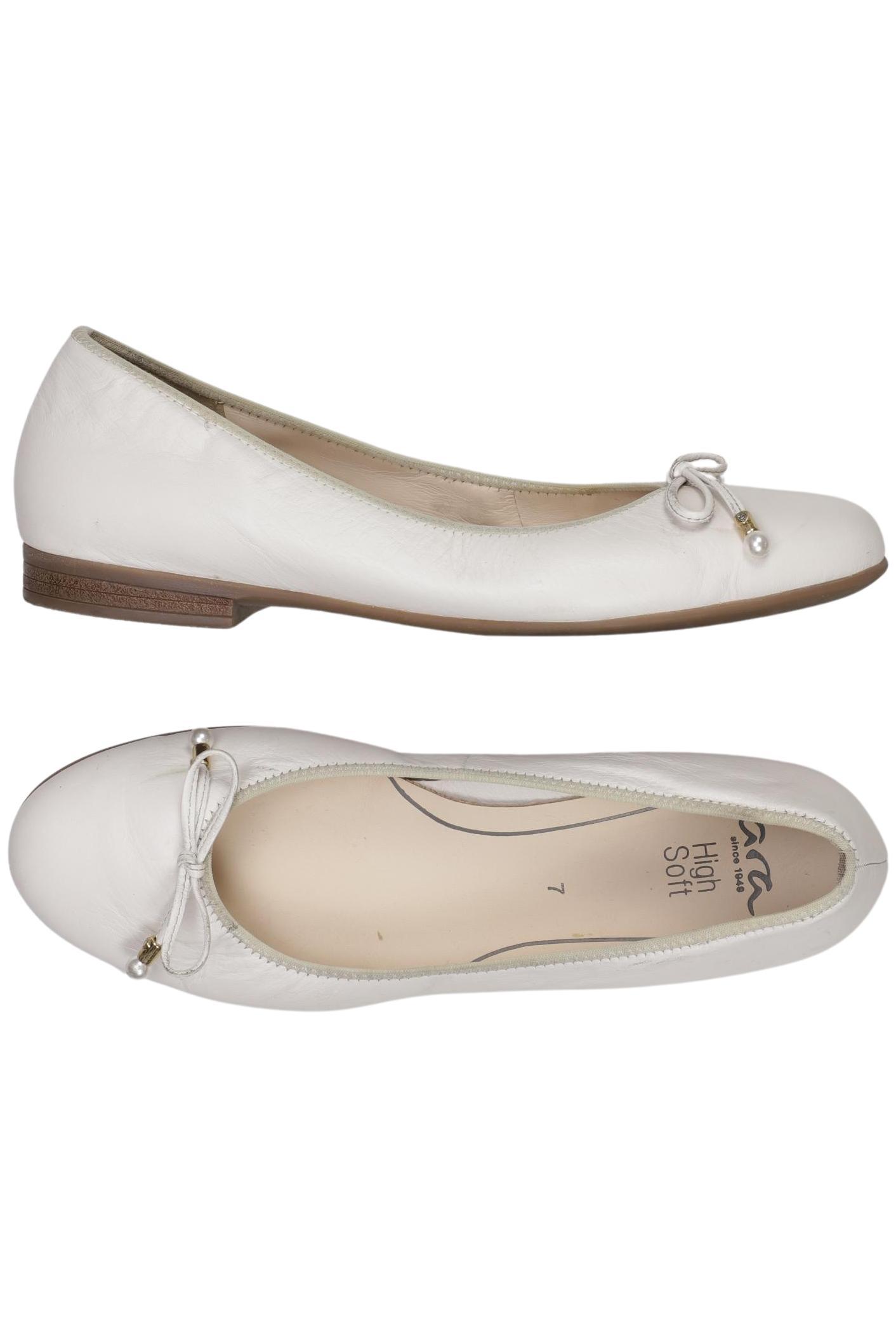 

Ara Damen Ballerinas, weiß, Gr. 7