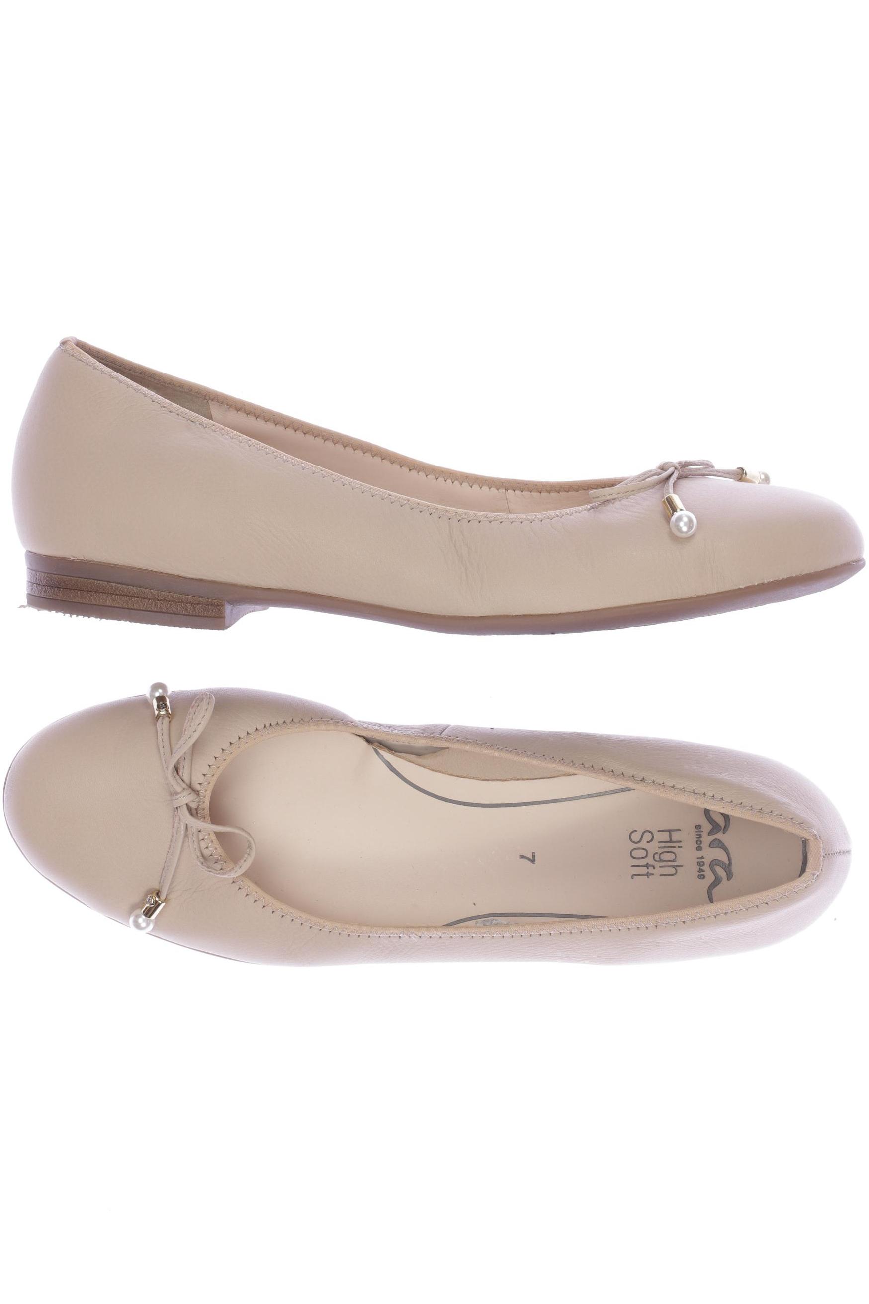 

Ara Damen Ballerinas, beige, Gr. 7