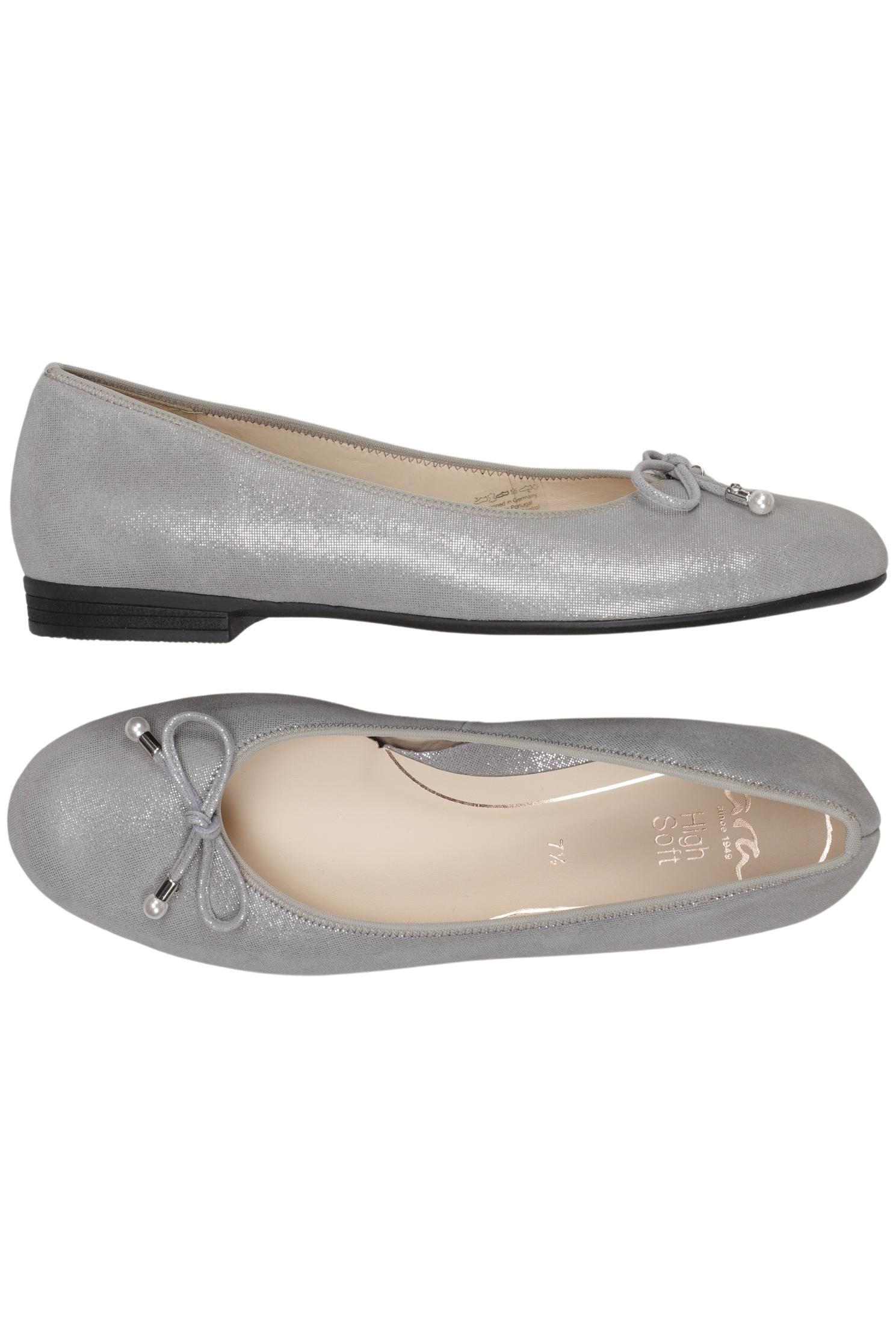 

Ara Damen Ballerinas, silber, Gr. 7.5