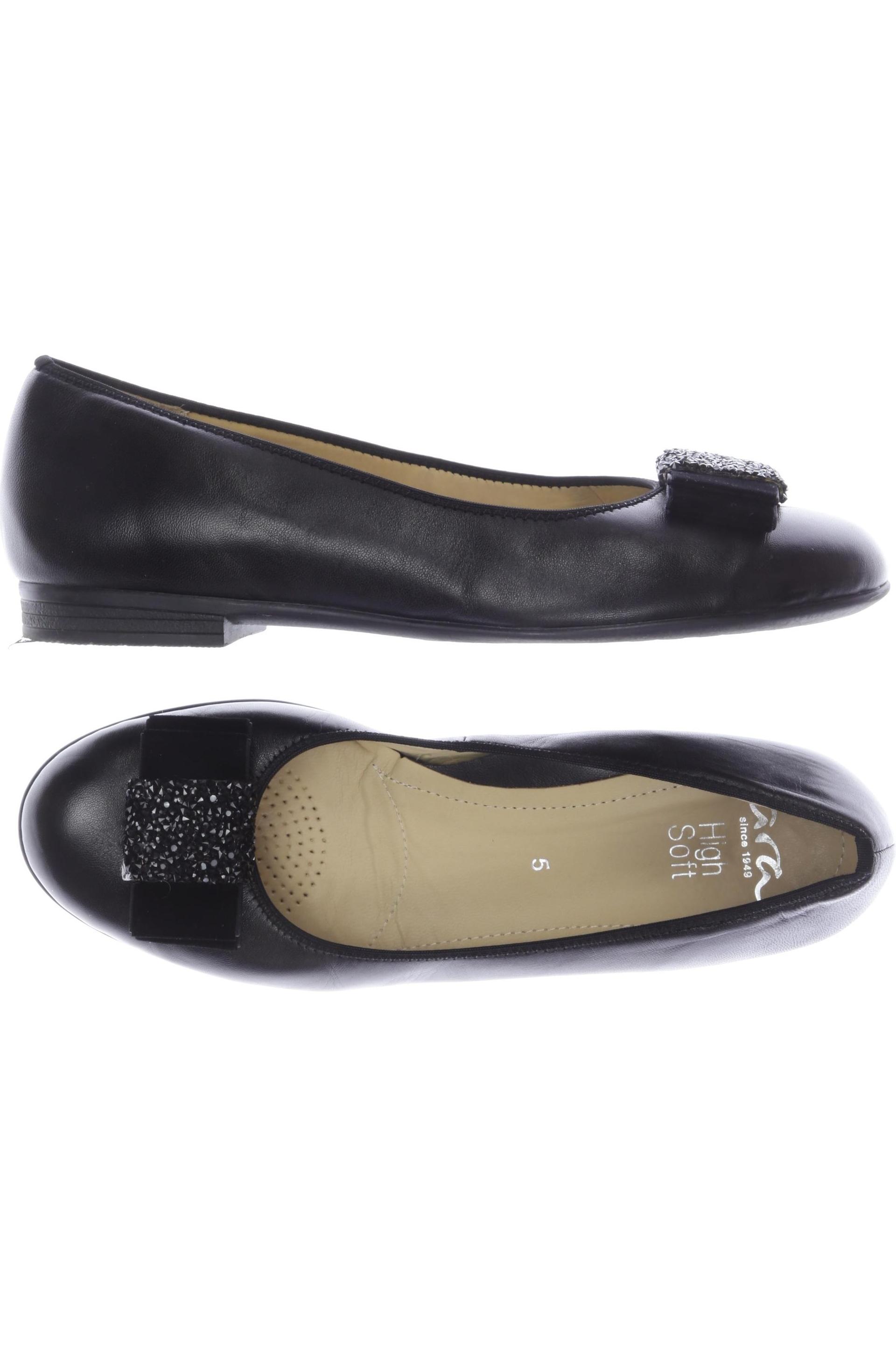 

Ara Damen Ballerinas, schwarz, Gr. 5