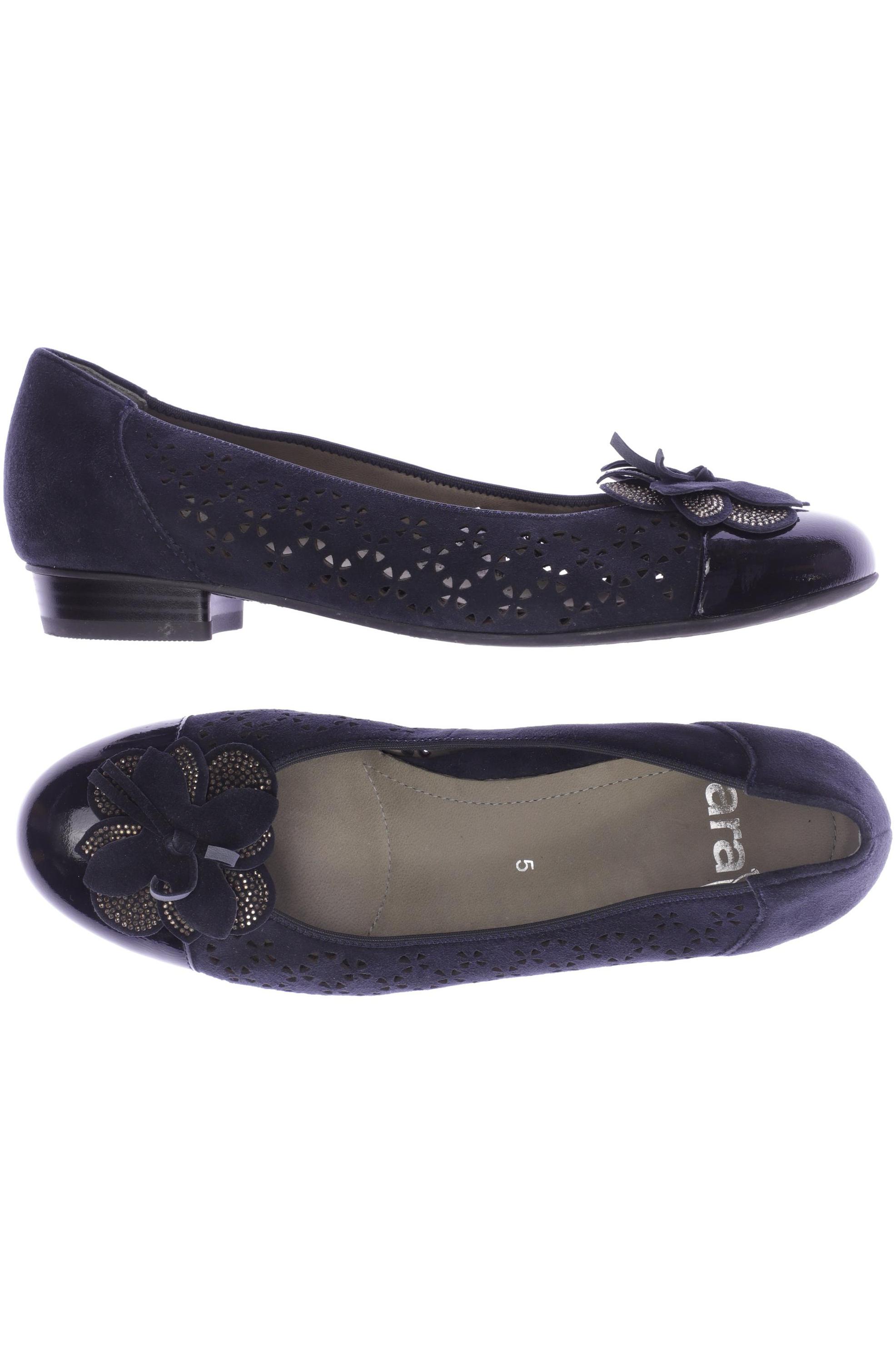 

Ara Damen Ballerinas, marineblau, Gr. 5