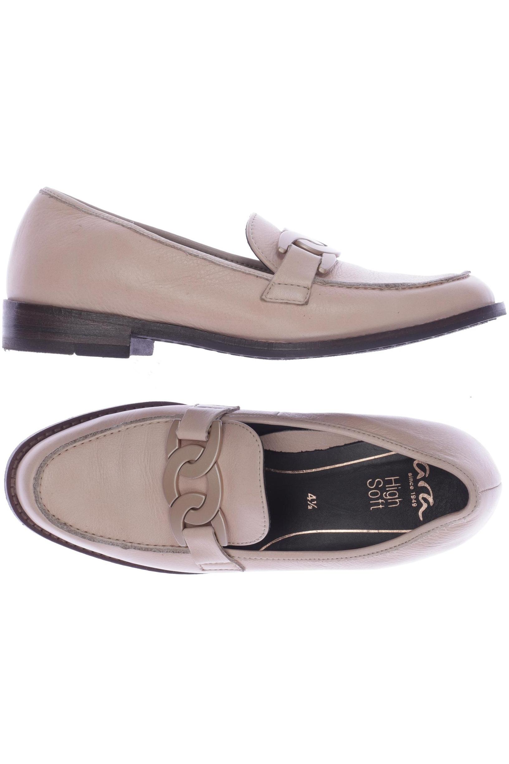 

Ara Damen Halbschuh, beige, Gr. 4.5