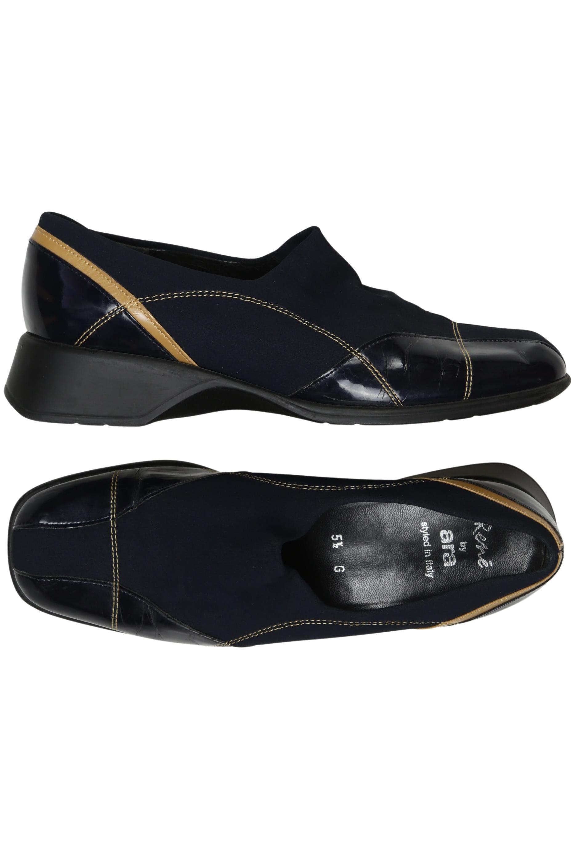 

Ara Damen Halbschuh, marineblau, Gr. 5.5