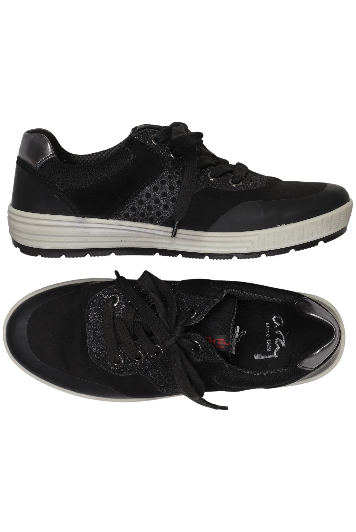 

Ara Damen Halbschuh, schwarz, Gr. 3.5