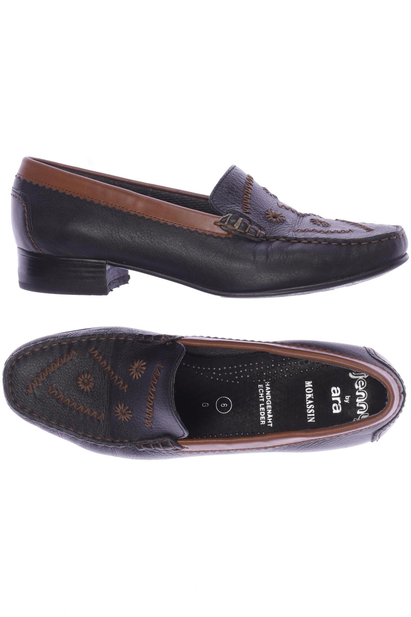 

Ara Damen Halbschuh, schwarz, Gr. 6