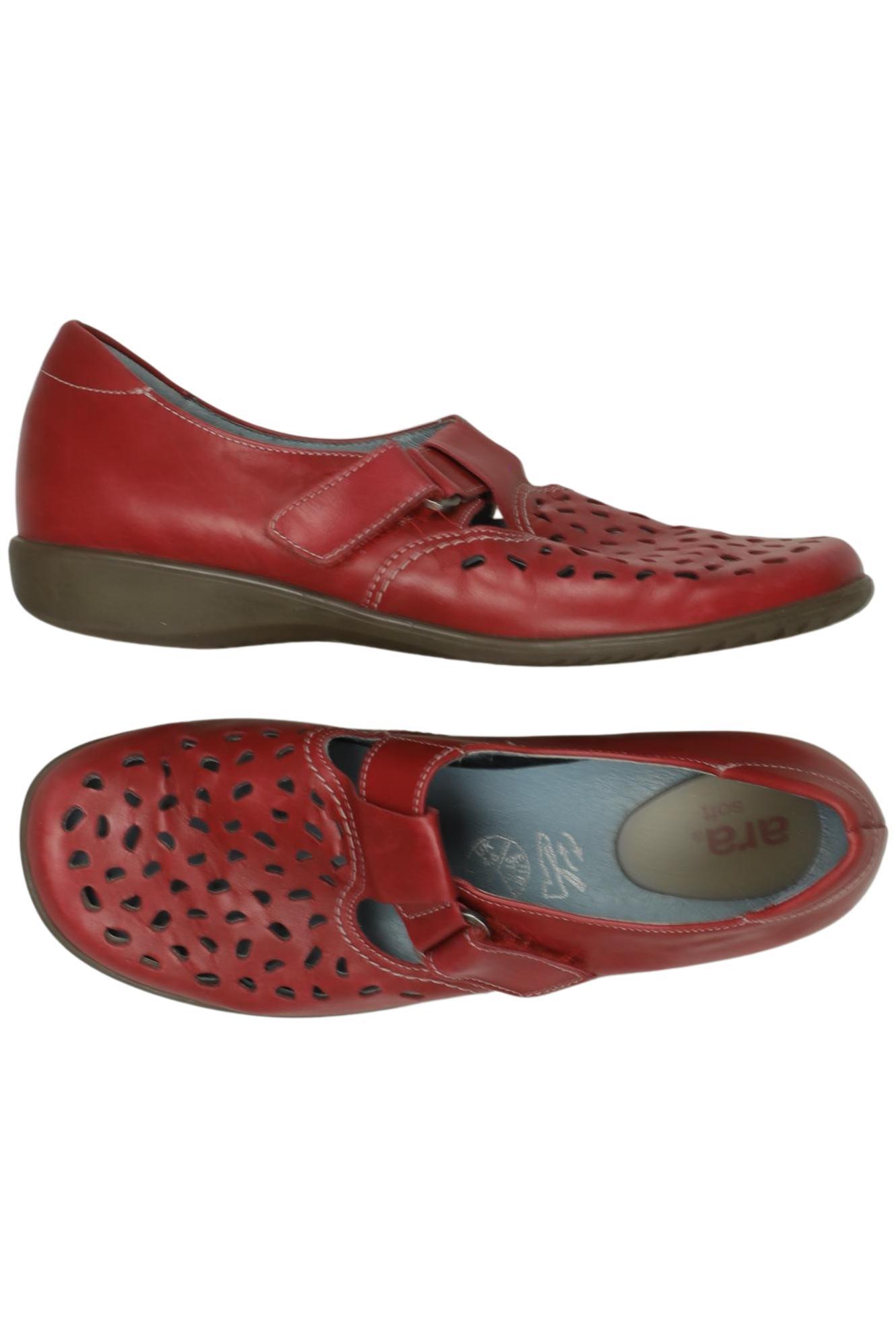 

Ara Damen Halbschuh, rot, Gr. 37.5