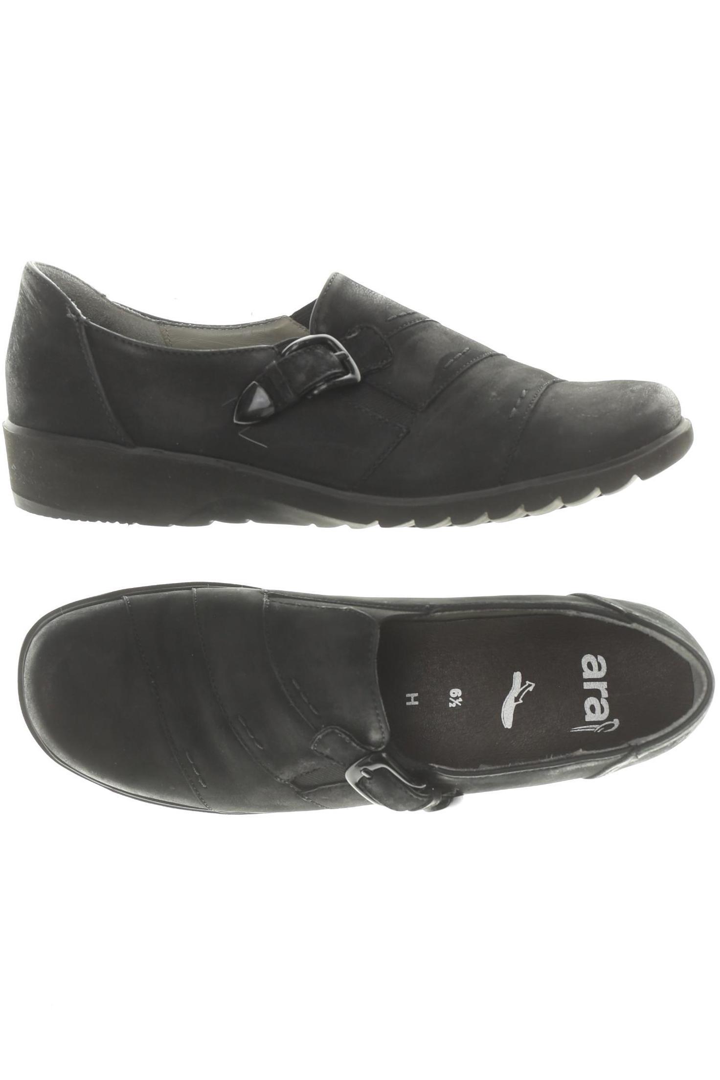

Ara Damen Halbschuh, schwarz, Gr. 6.5