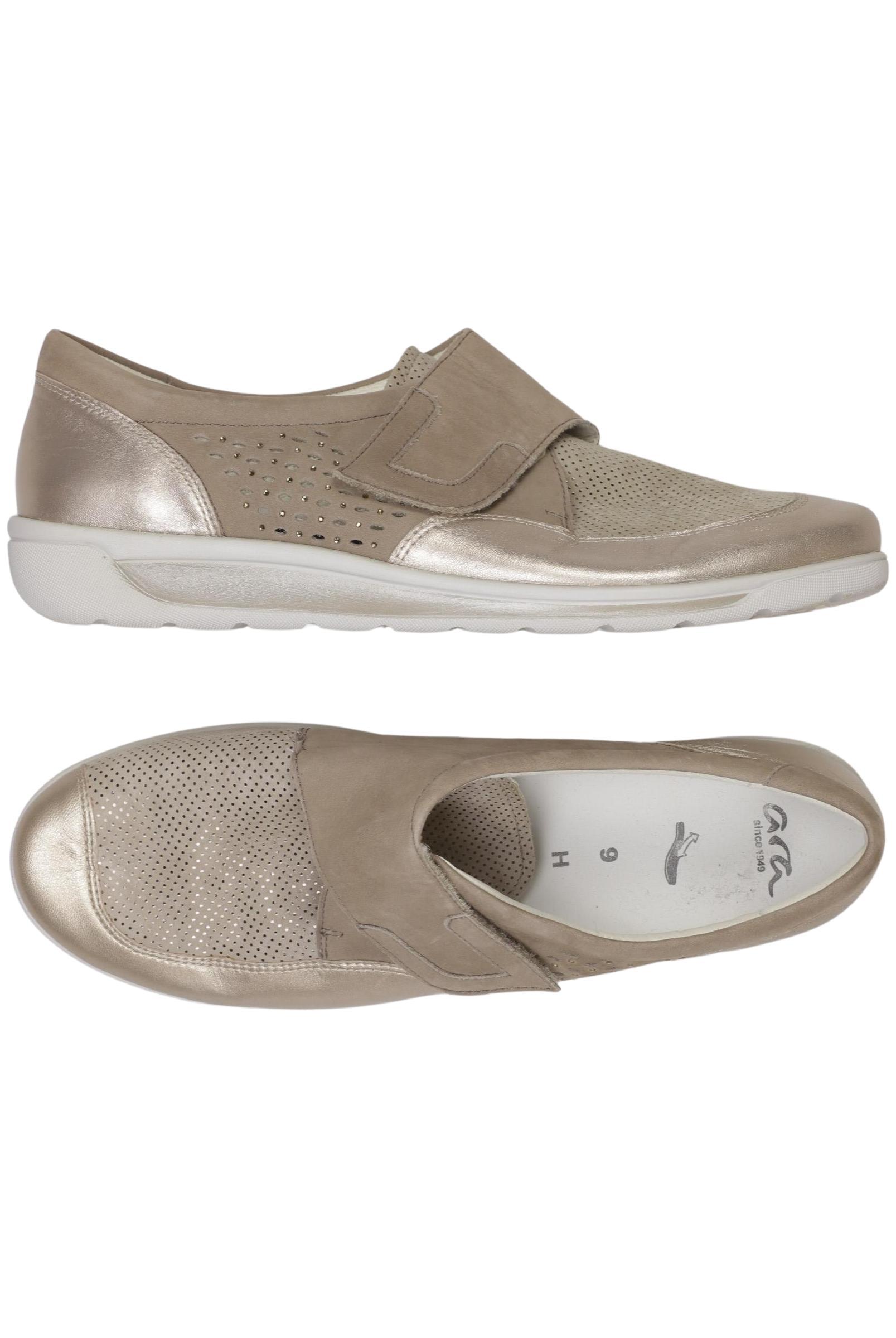 

Ara Damen Halbschuh, gold, Gr. 9