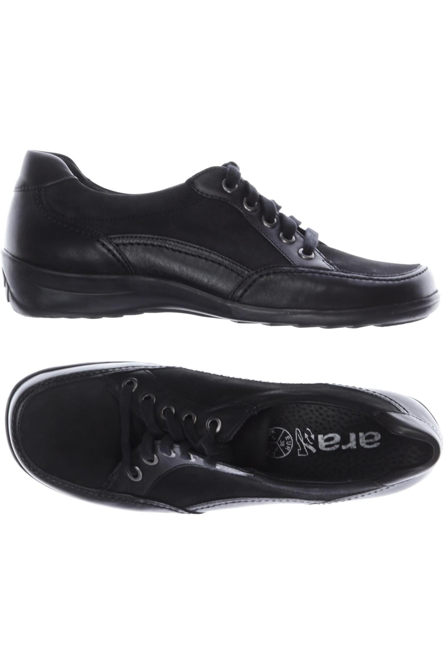 

Ara Damen Halbschuh, schwarz, Gr. 38