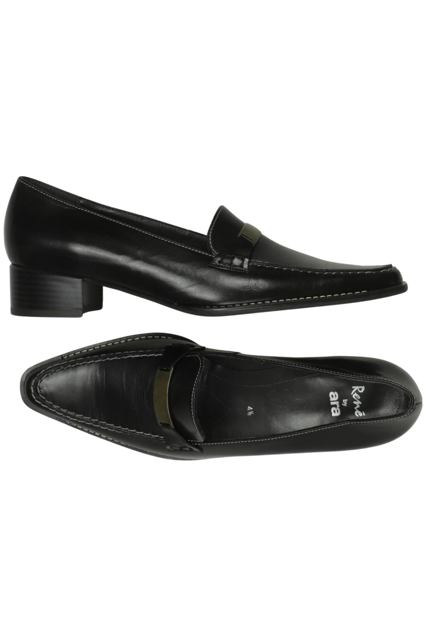 

Ara Damen Halbschuh, schwarz, Gr. 4.5