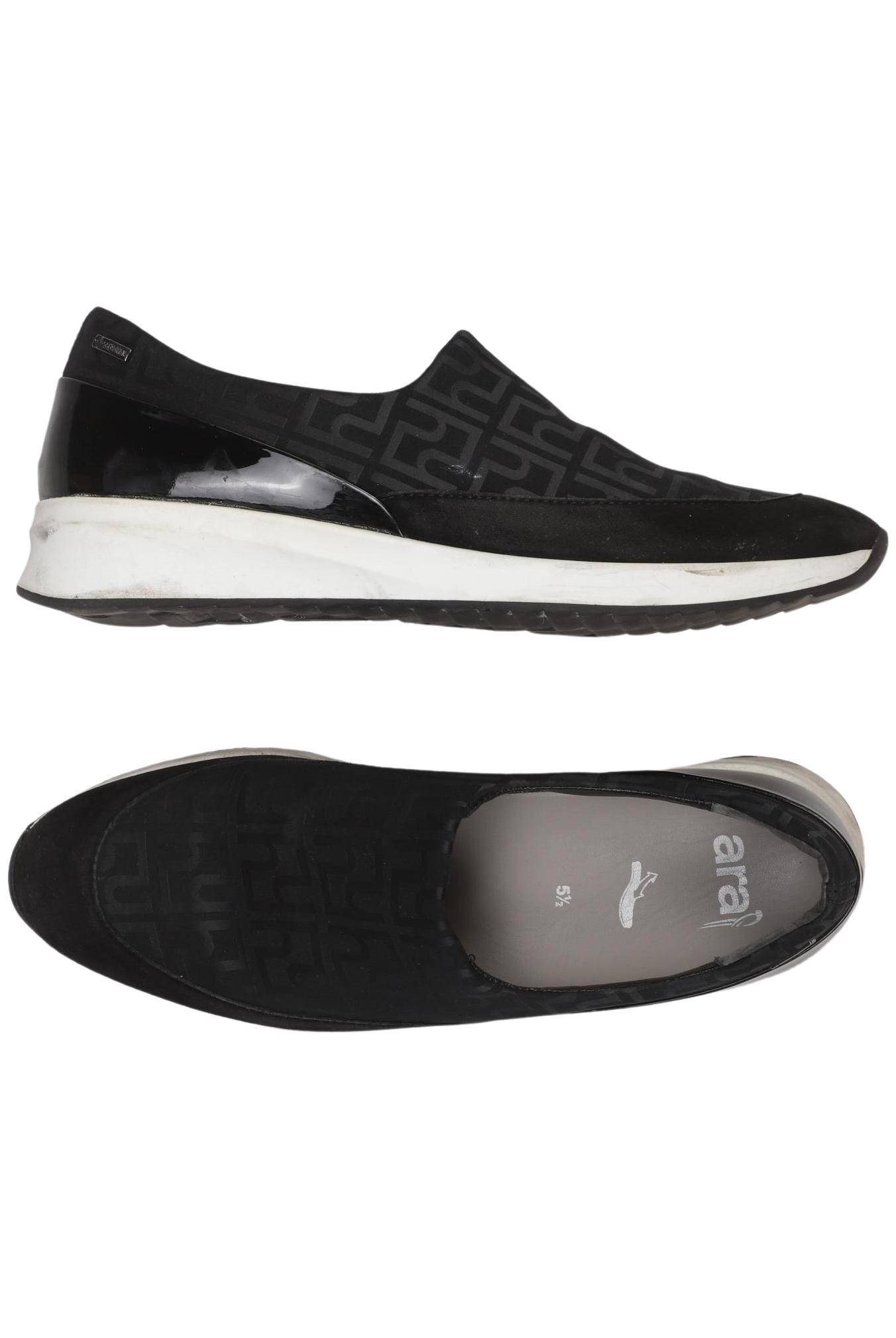 

Ara Damen Halbschuh, schwarz, Gr. 5.5