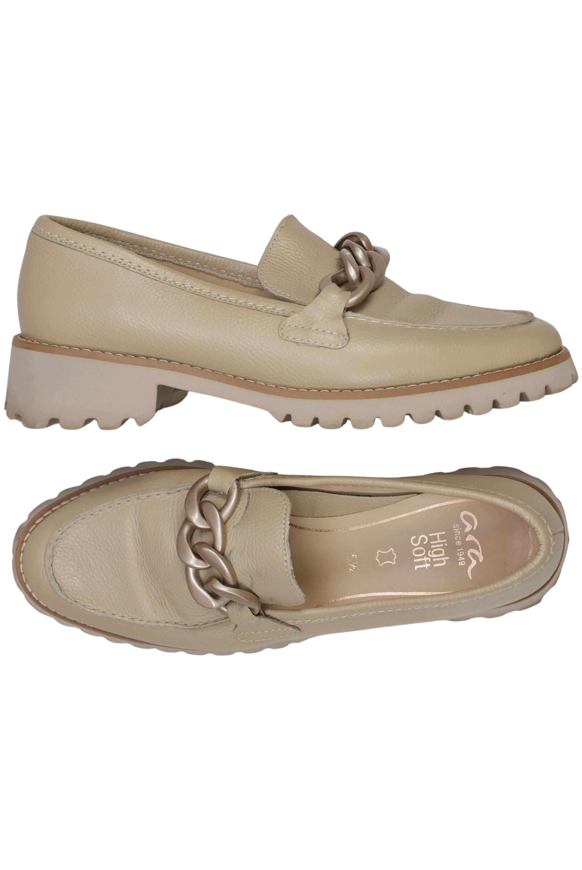 

Ara Damen Halbschuh, beige, Gr. 5.5
