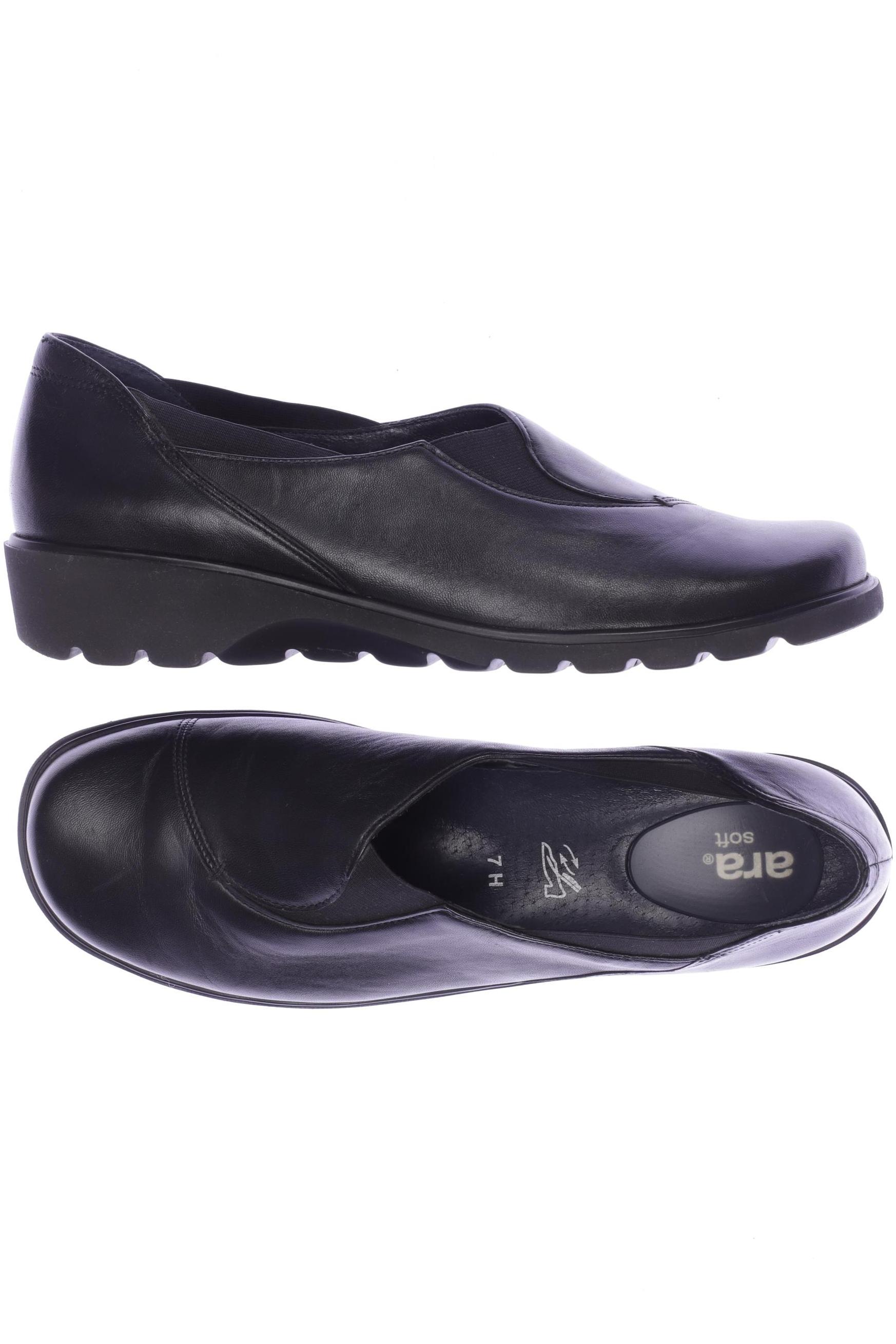 

Ara Damen Halbschuh, schwarz, Gr. 7