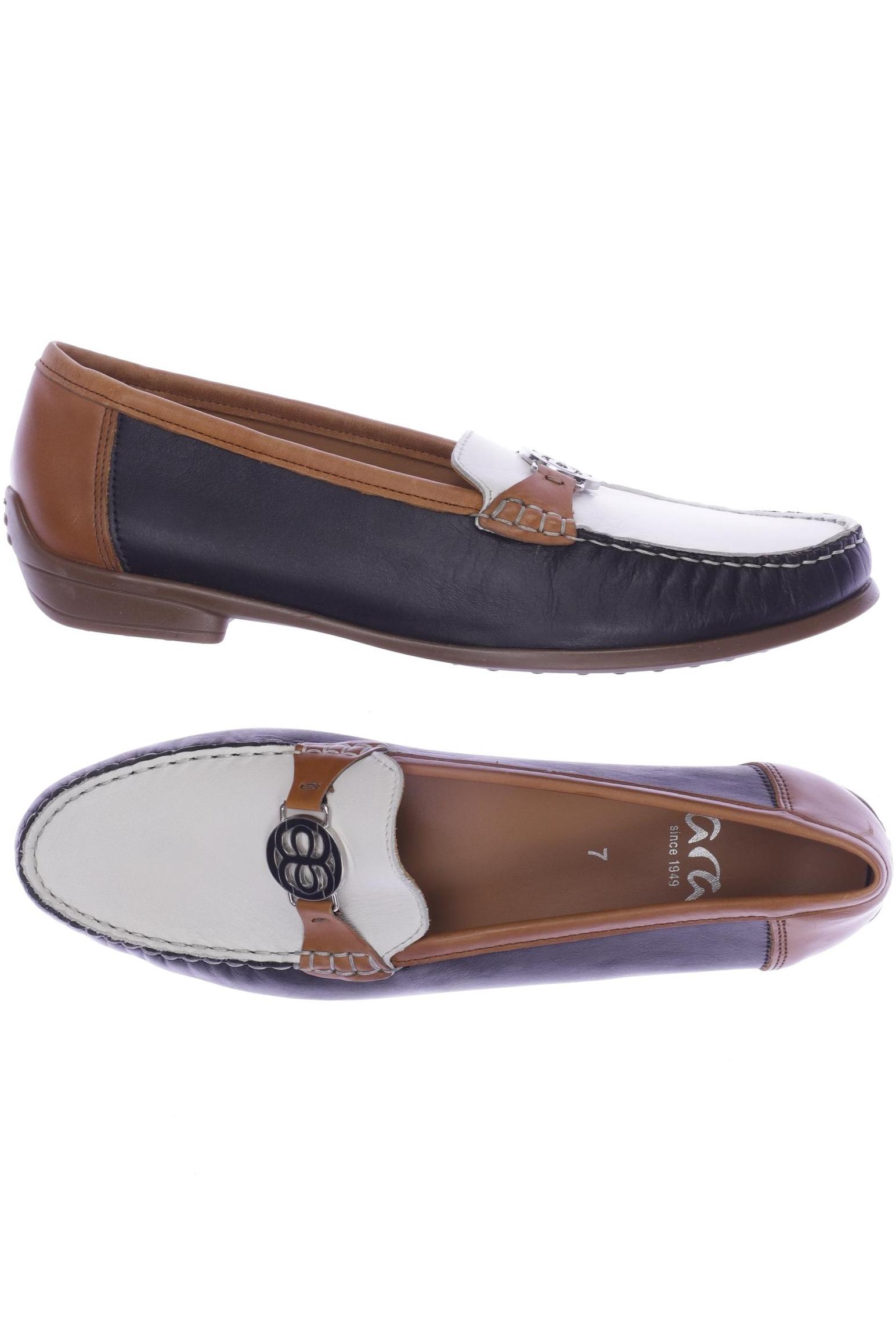 

Ara Damen Halbschuh, marineblau, Gr. 7