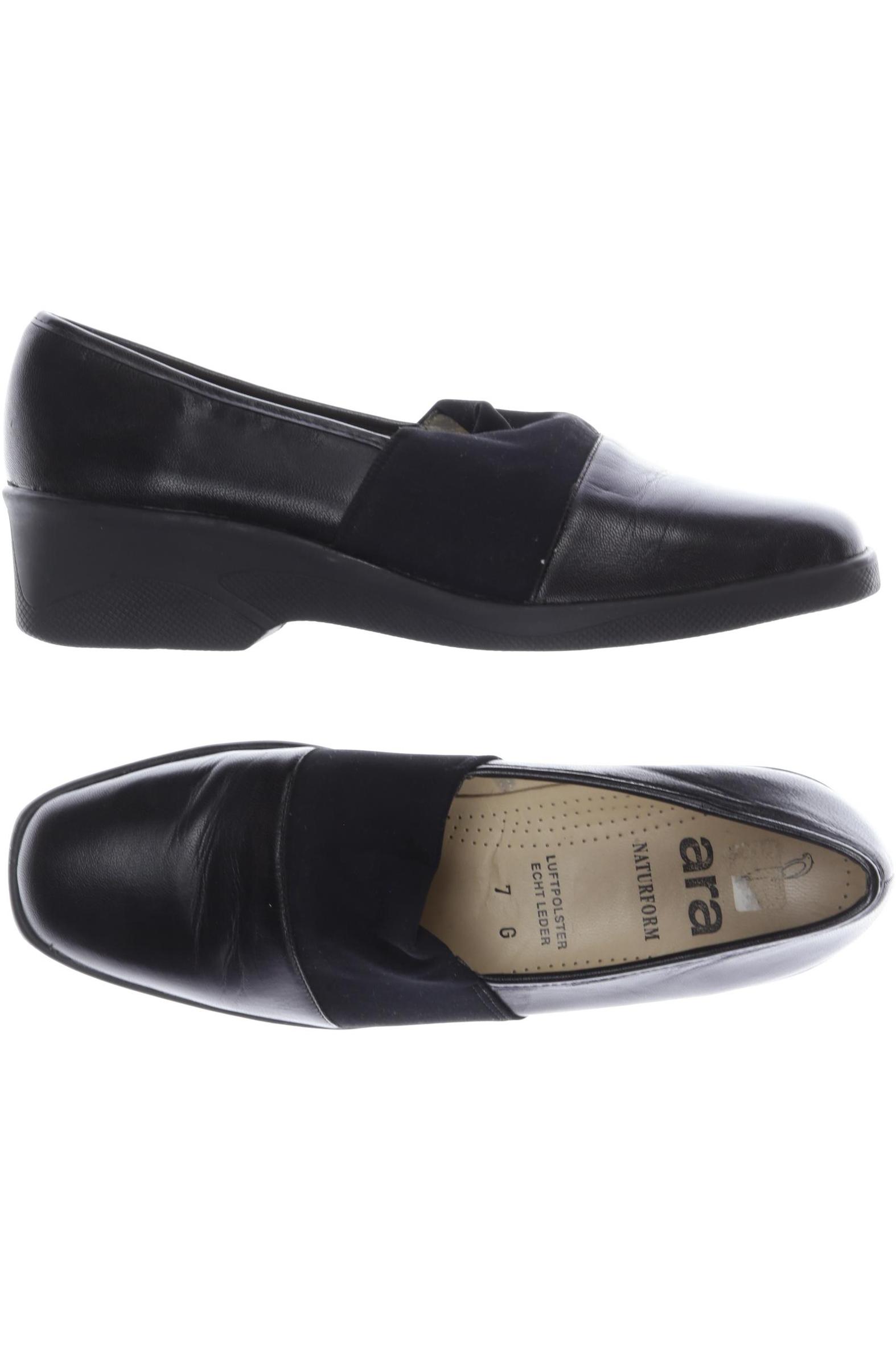 

Ara Damen Halbschuh, schwarz, Gr. 7