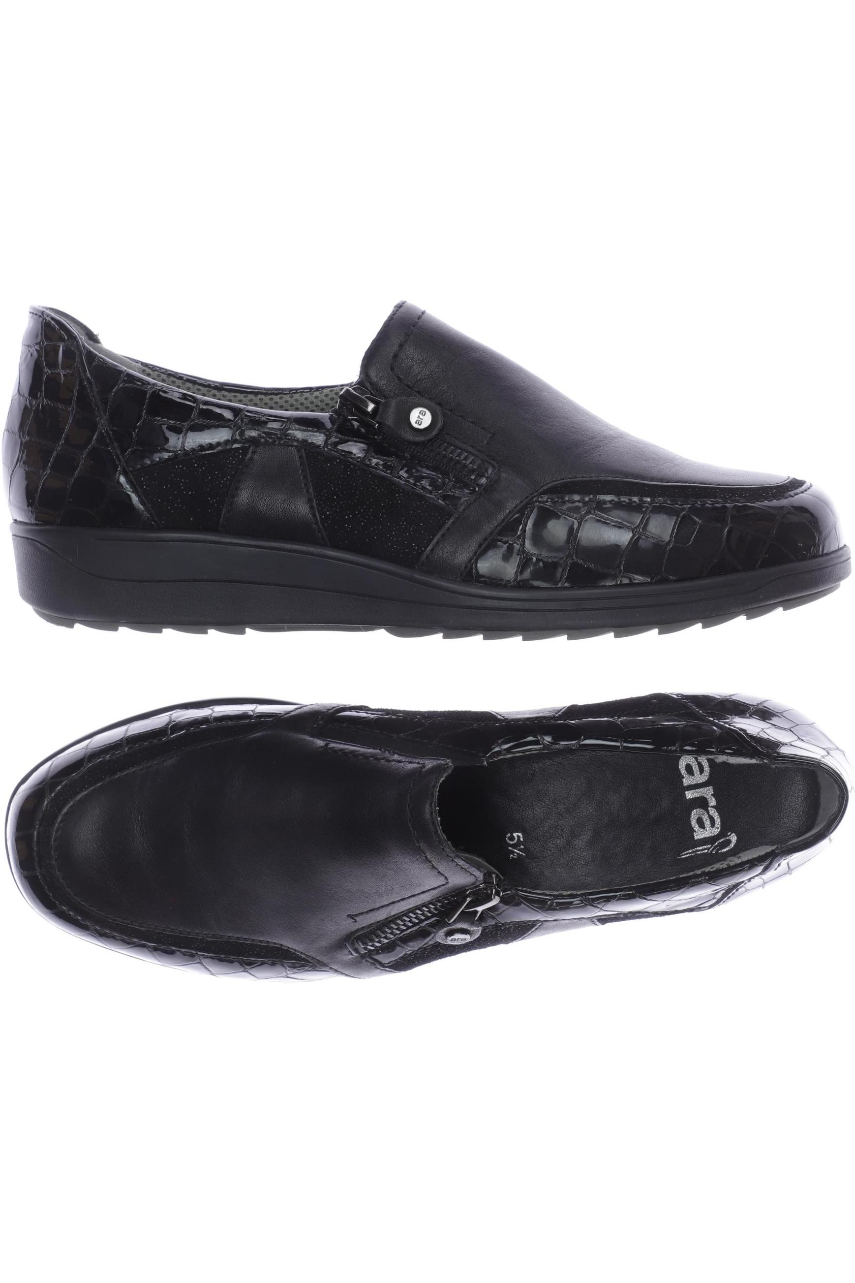 

Ara Damen Halbschuh, schwarz, Gr. 38.5