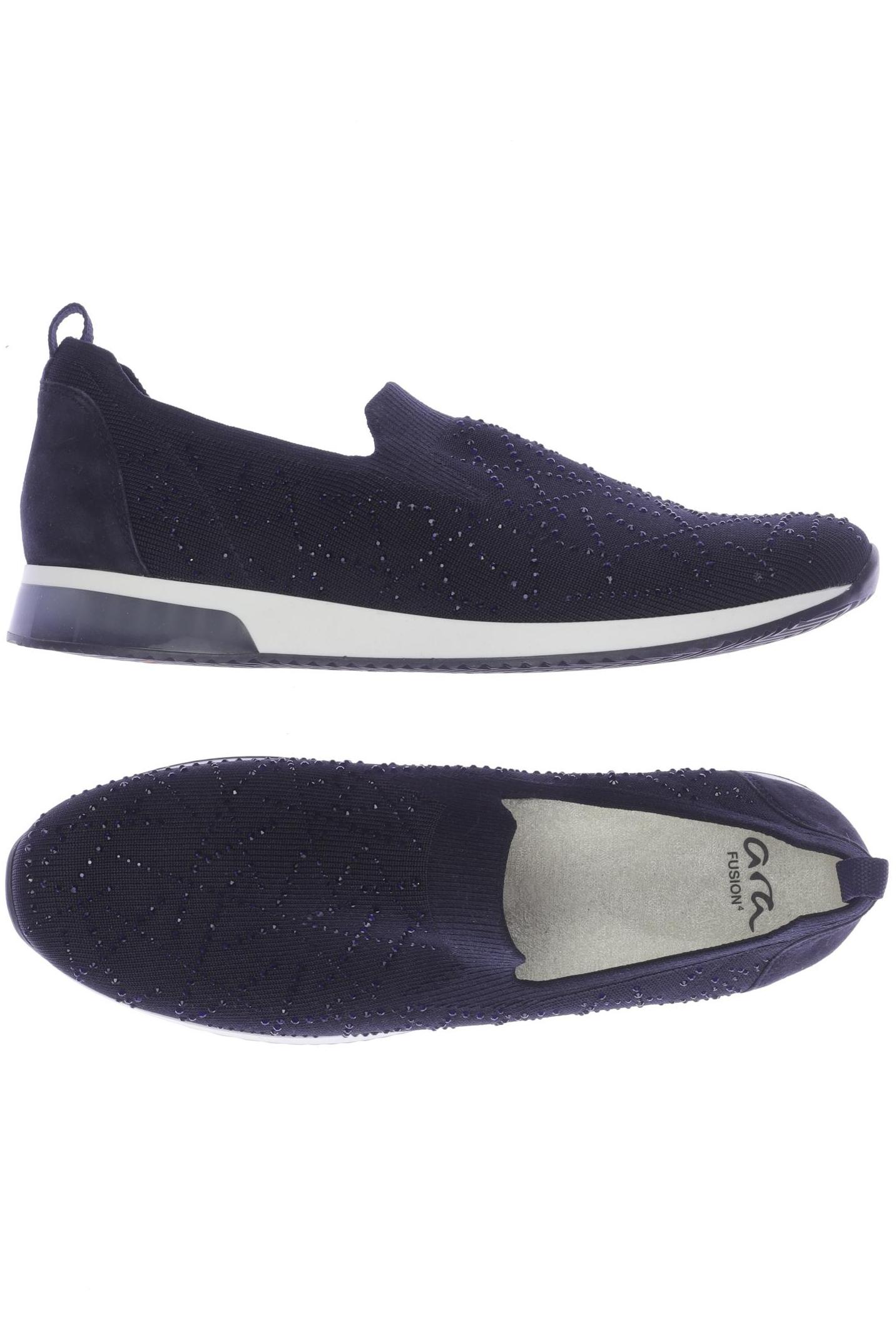 

Ara Damen Halbschuh, marineblau, Gr. 8