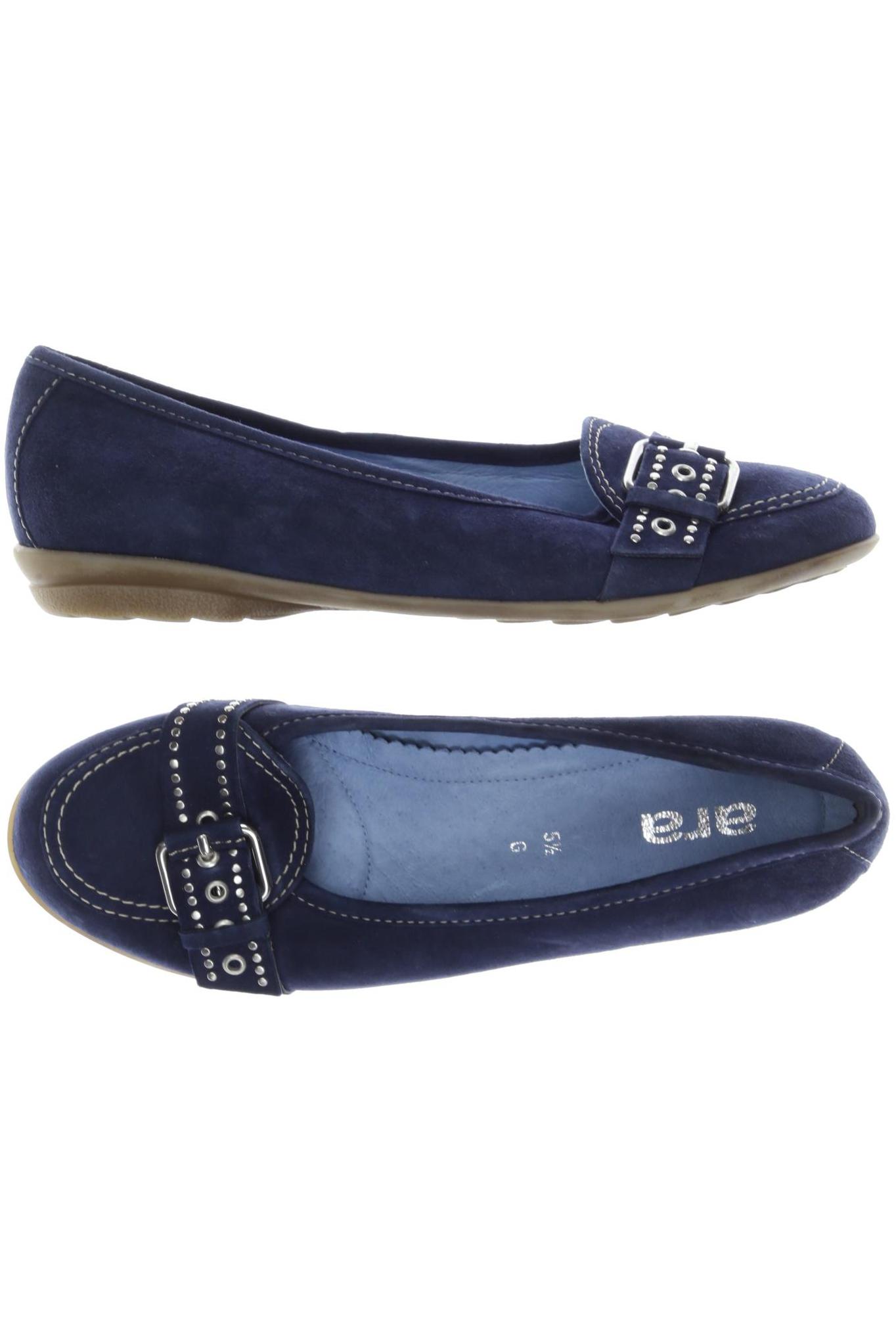 

Ara Damen Halbschuh, marineblau, Gr. 5.5