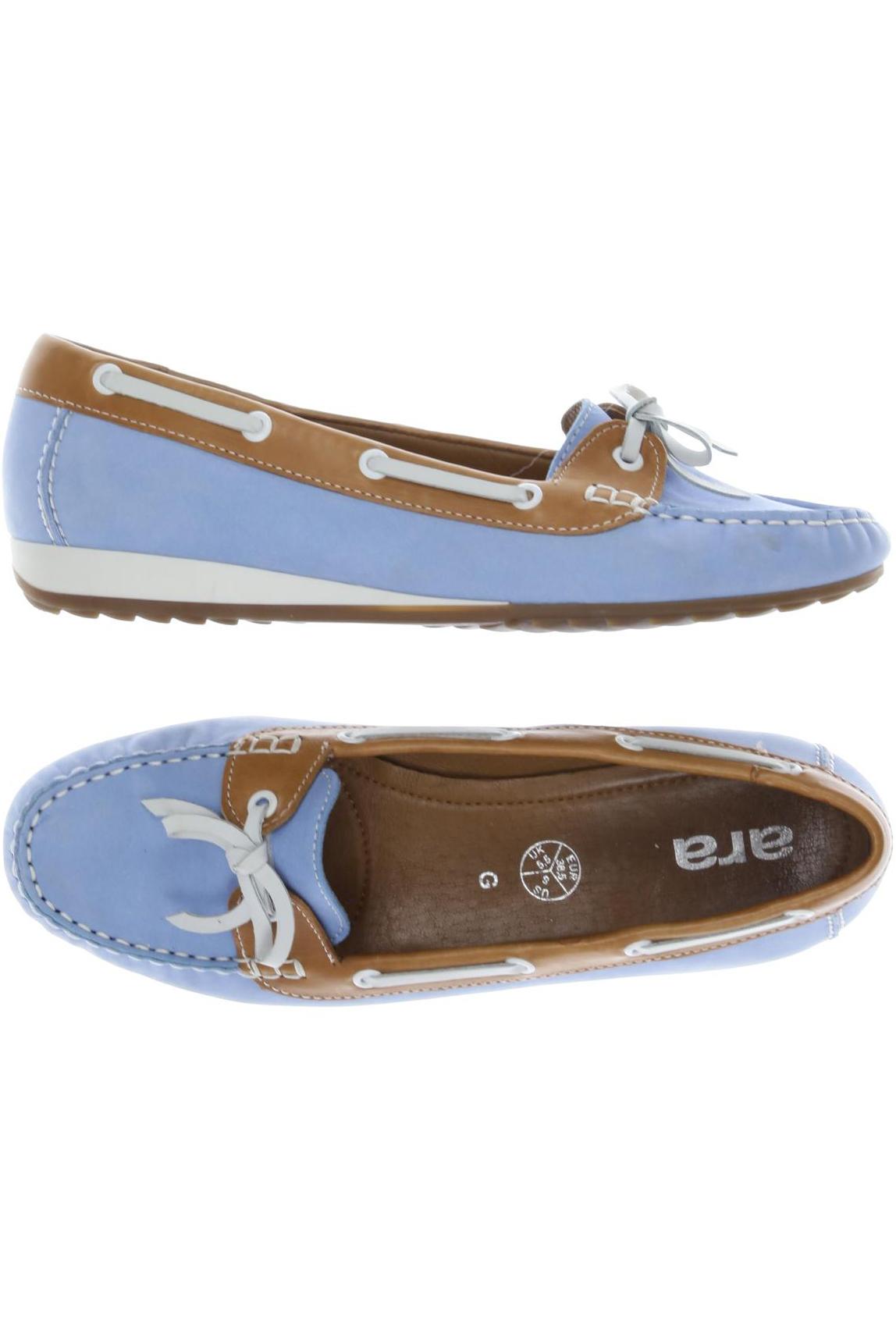 

Ara Damen Halbschuh, blau, Gr. 38.5