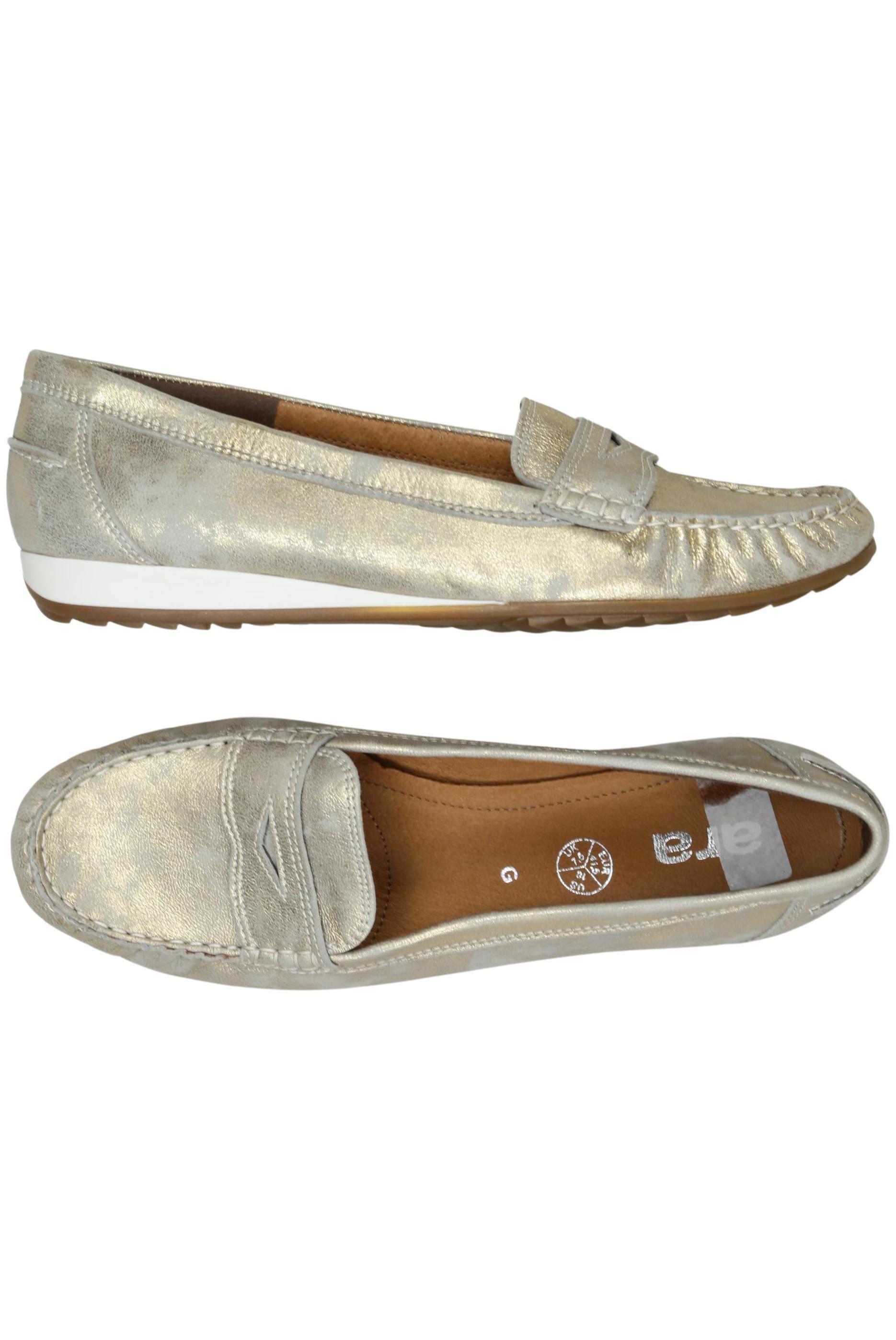 

Ara Damen Halbschuh, gold, Gr. 41.5