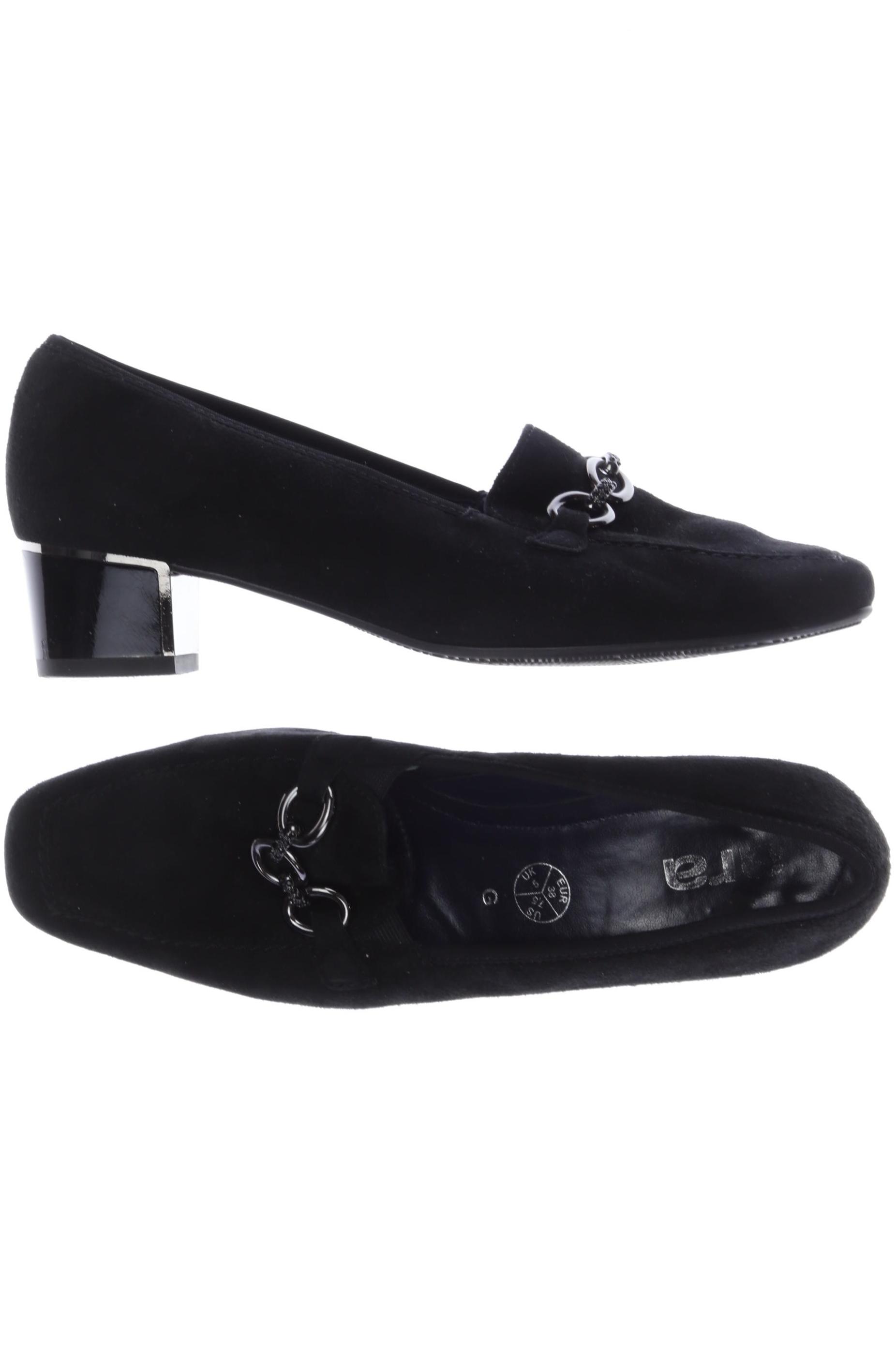 

Ara Damen Halbschuh, schwarz, Gr. 37.5