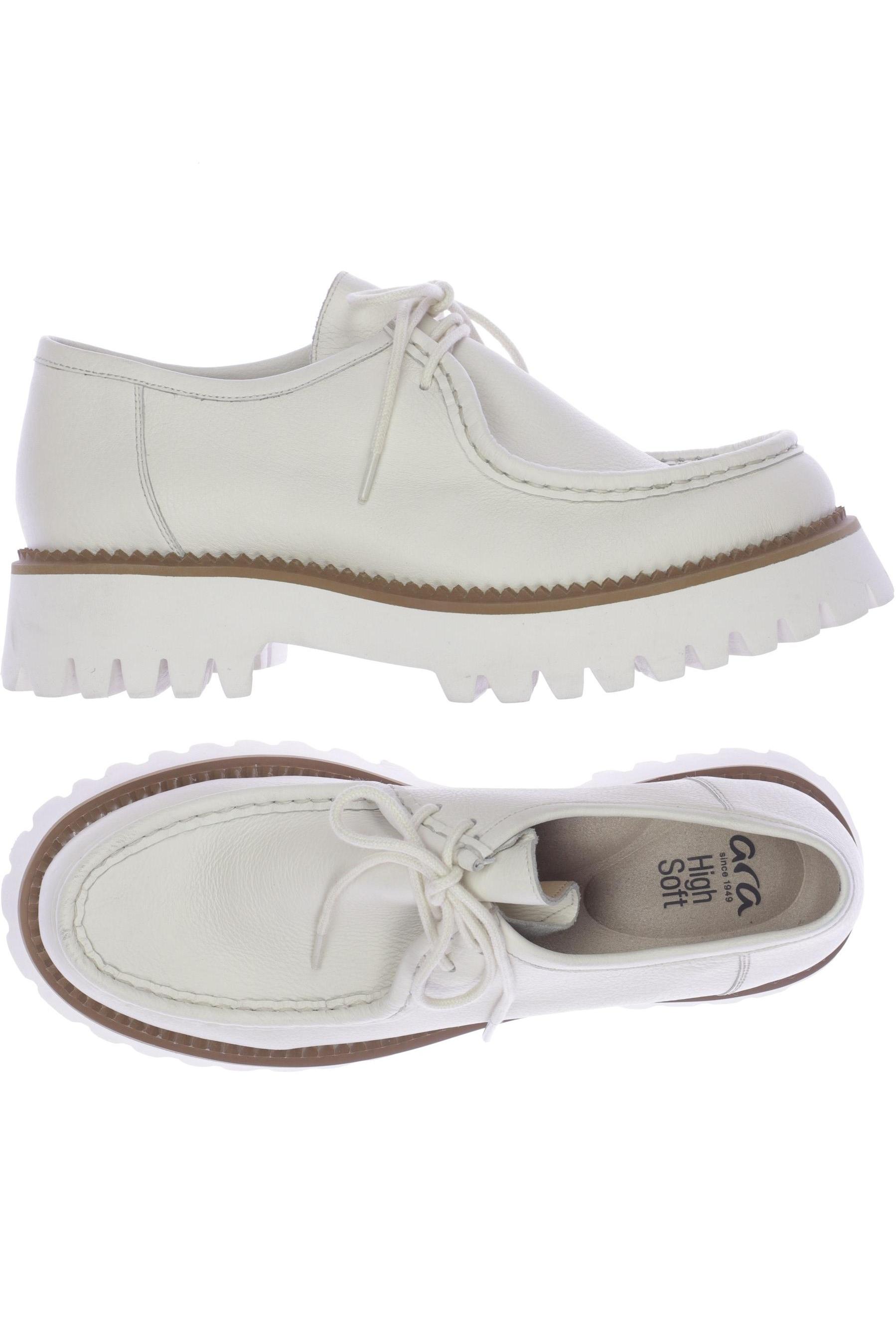 

Ara Damen Halbschuh, cremeweiß, Gr. 5