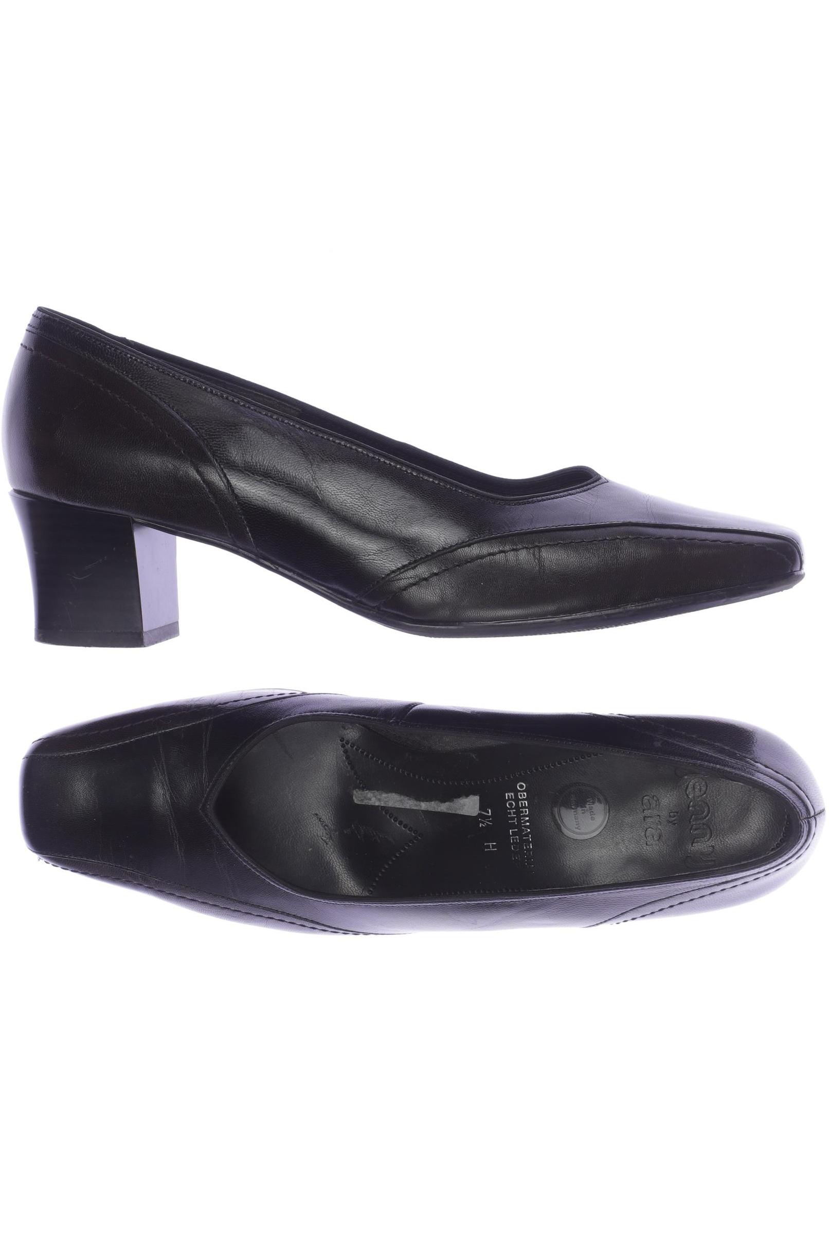 

Ara Damen Halbschuh, schwarz, Gr. 7.5