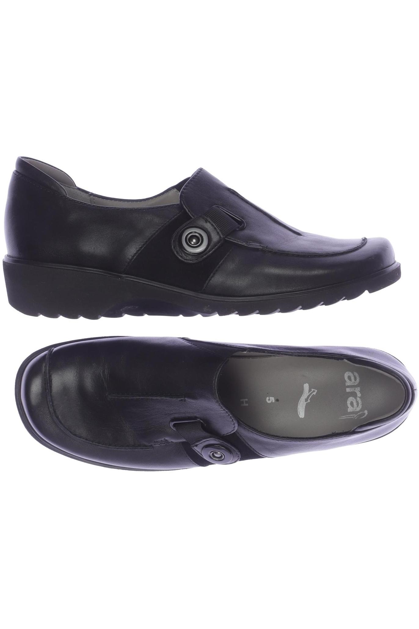 

Ara Damen Halbschuh, schwarz, Gr. 5