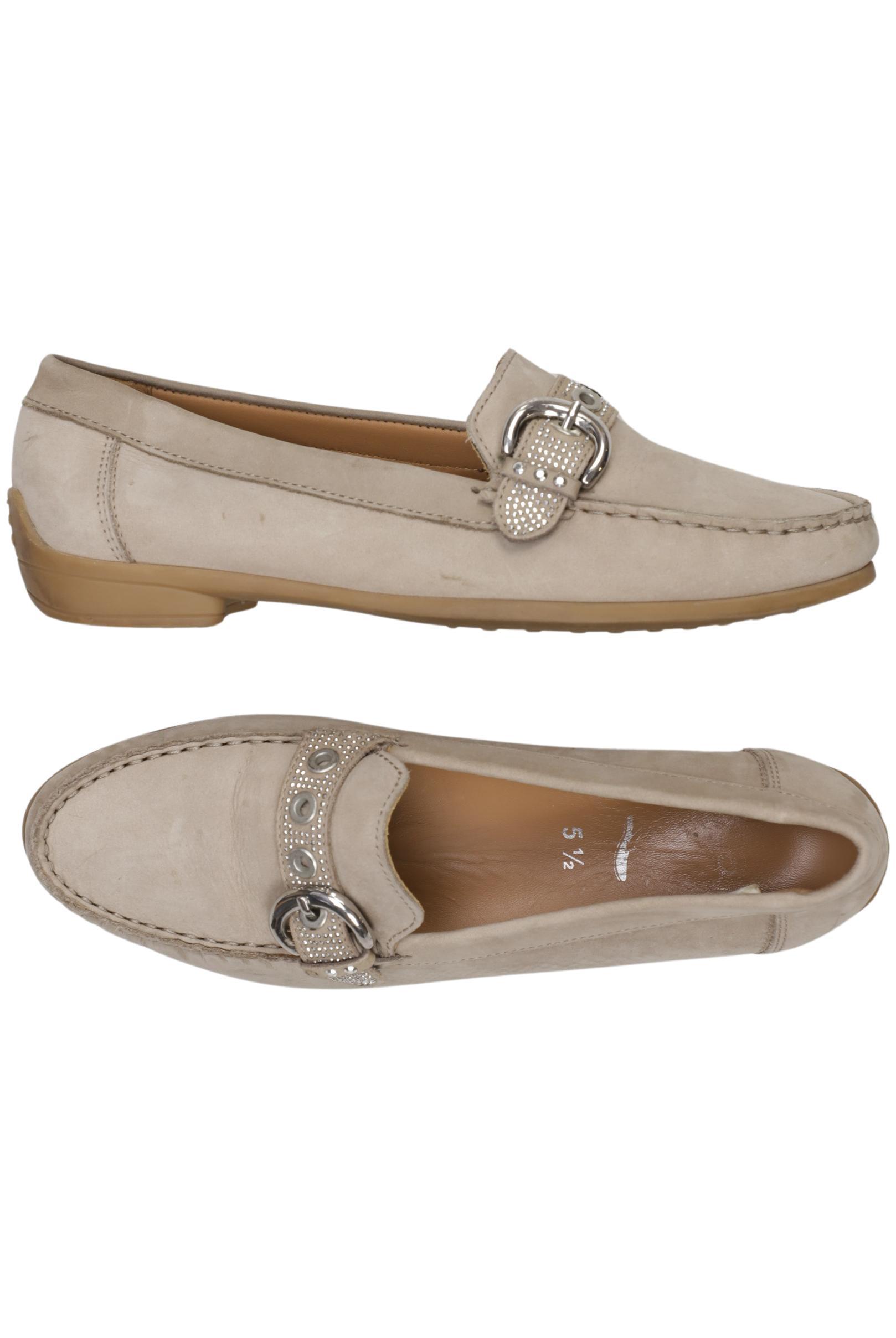 

Ara Damen Halbschuh, beige, Gr. 5.5