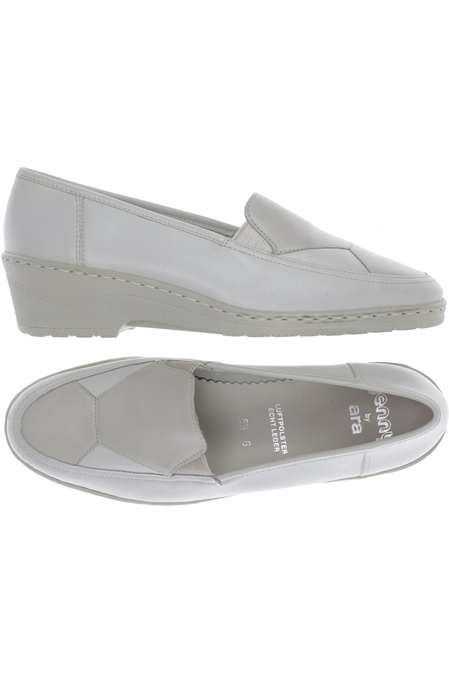 

Ara Damen Halbschuh, cremeweiß, Gr. 5.5